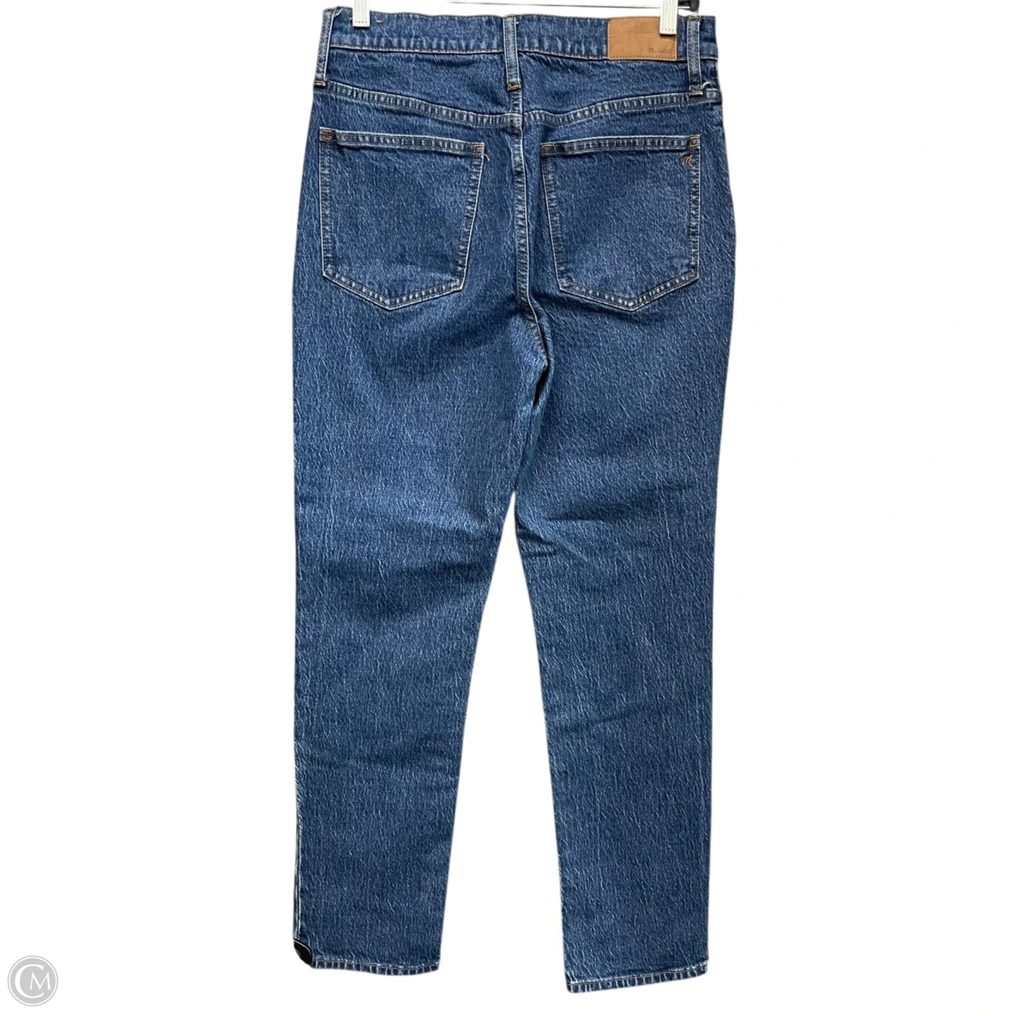 Jeans Straight By Madewell In Blue Denim, Size: 6