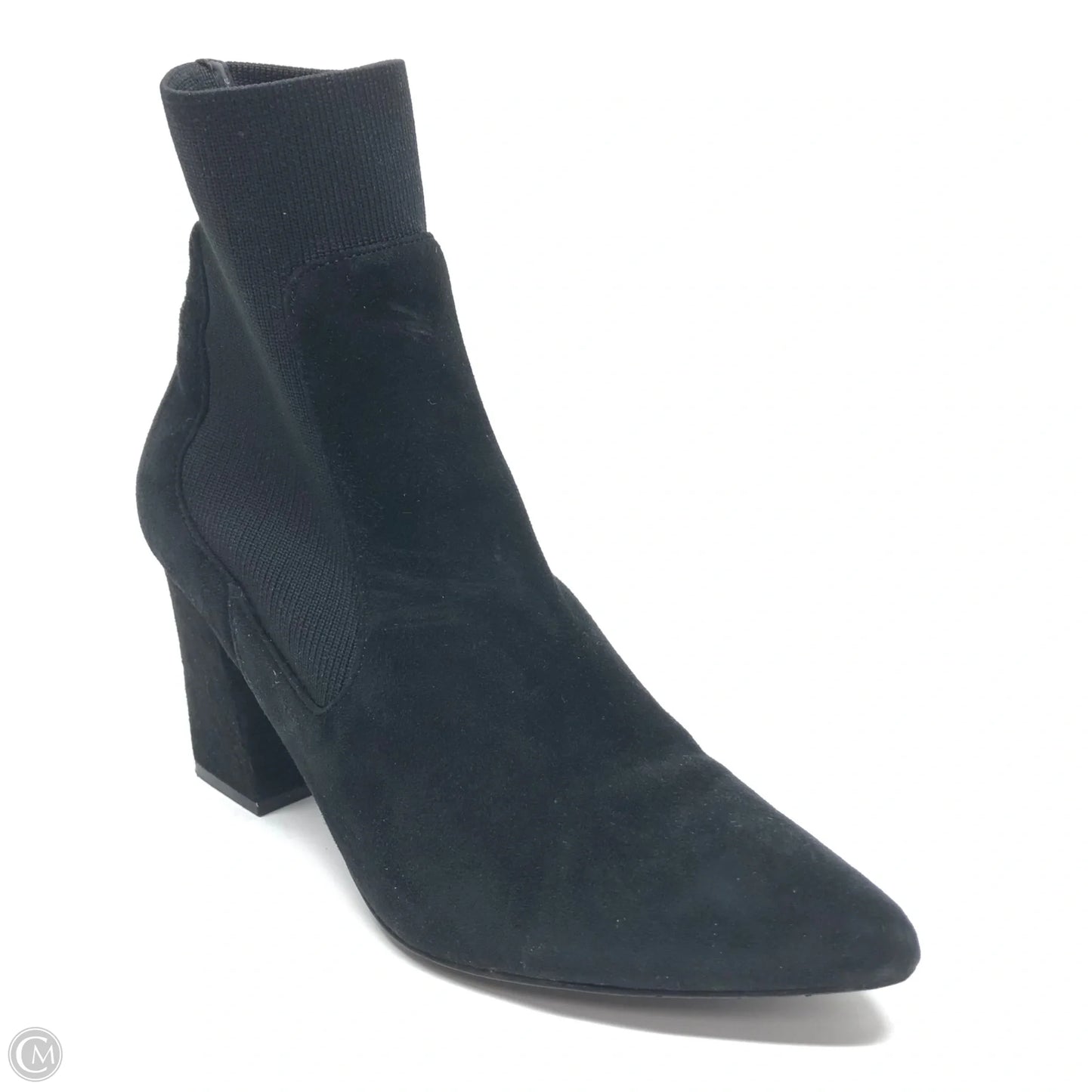 Boots Ankle Heels By Steve Madden In Black, Size: 9.5