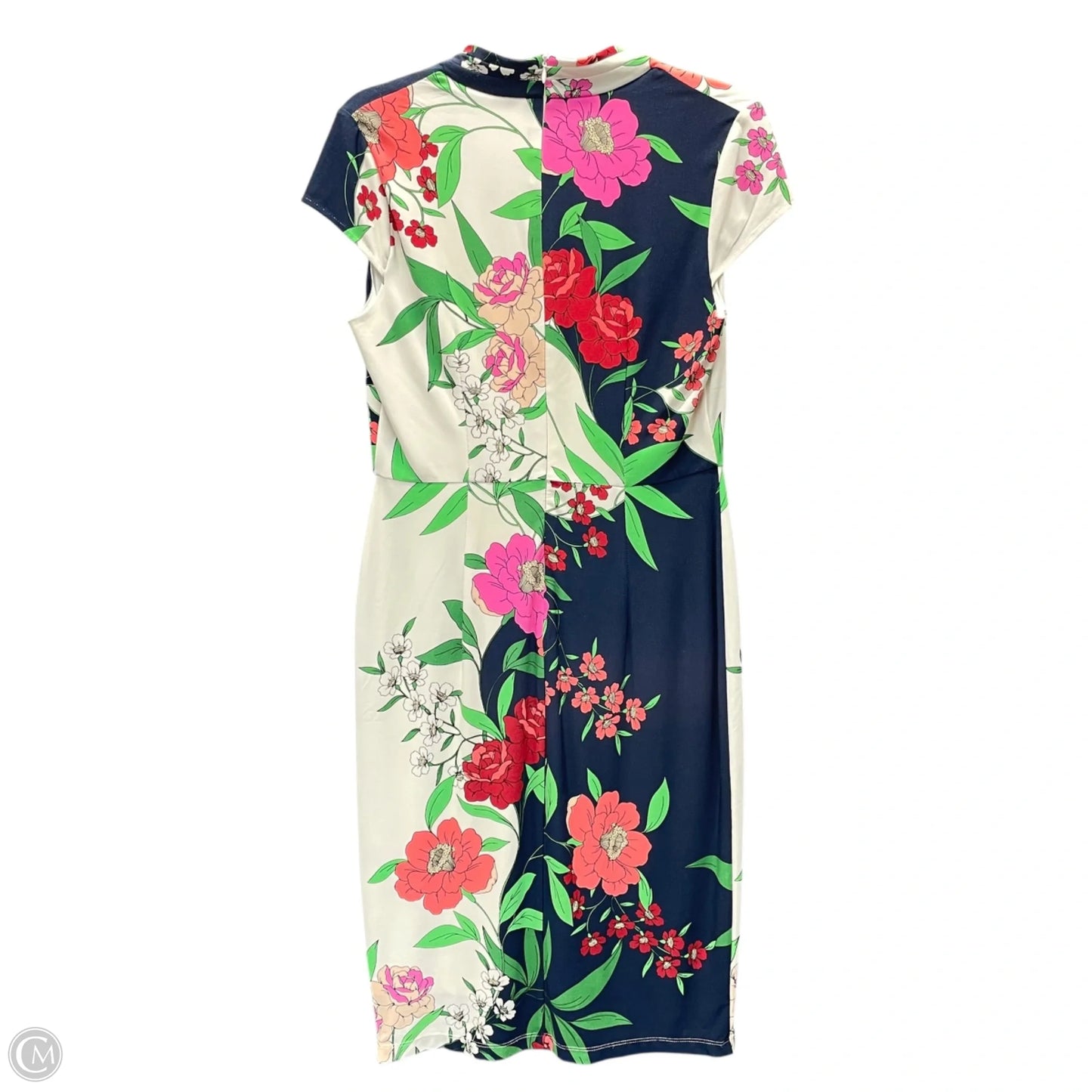 Dress Casual Midi By London Times In Floral Print, Size: 8p