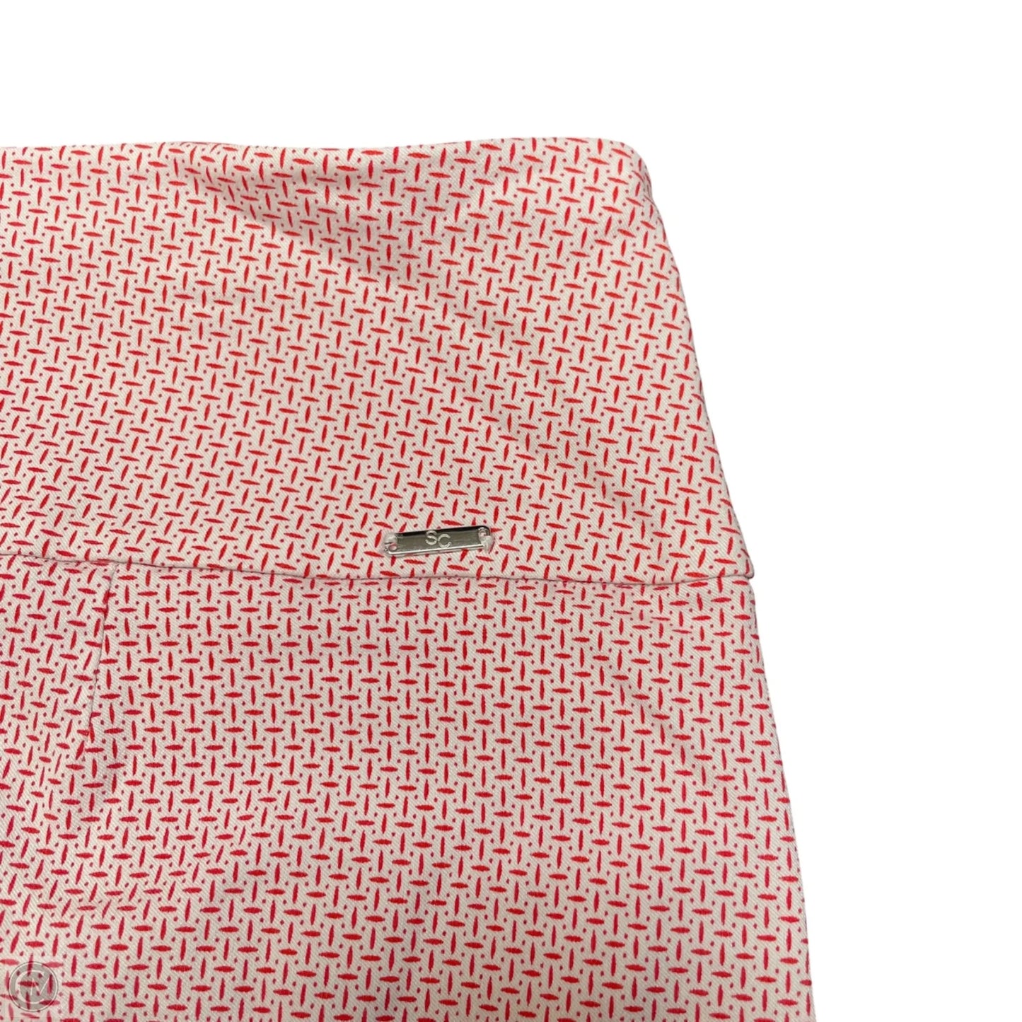 Athletic Skort By Sc & Co In Coral, Size: Xxl