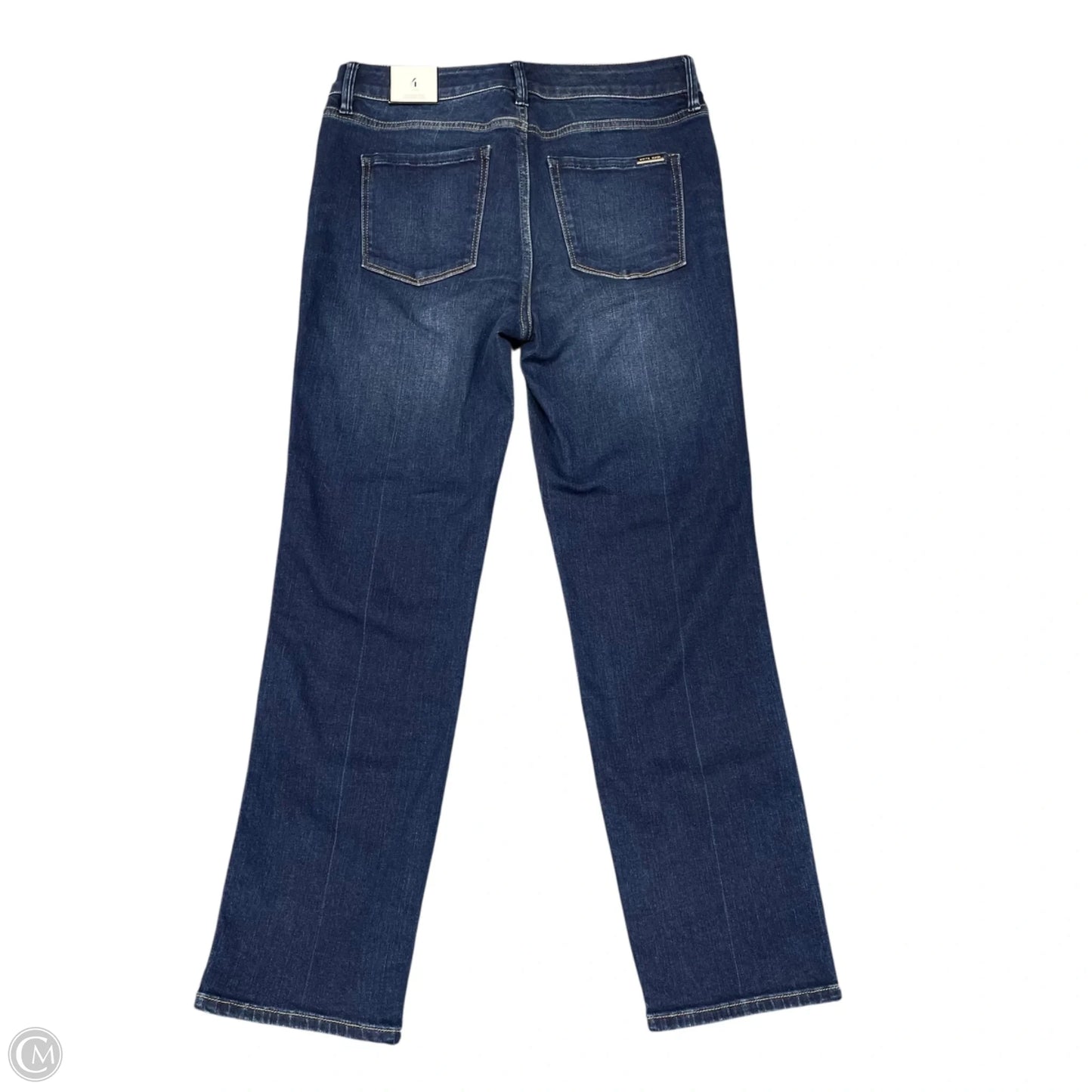 Jeans Straight By White House Black Market In Blue Denim, Size: 4