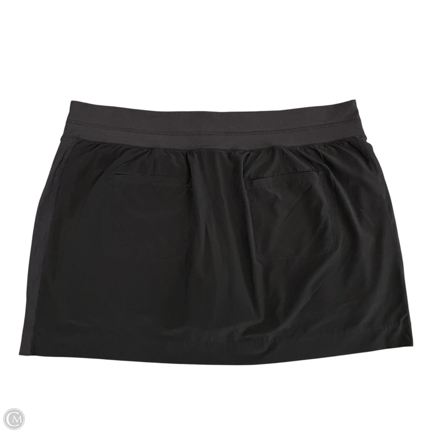 Athletic Skort By Athleta In Black, Size: 22