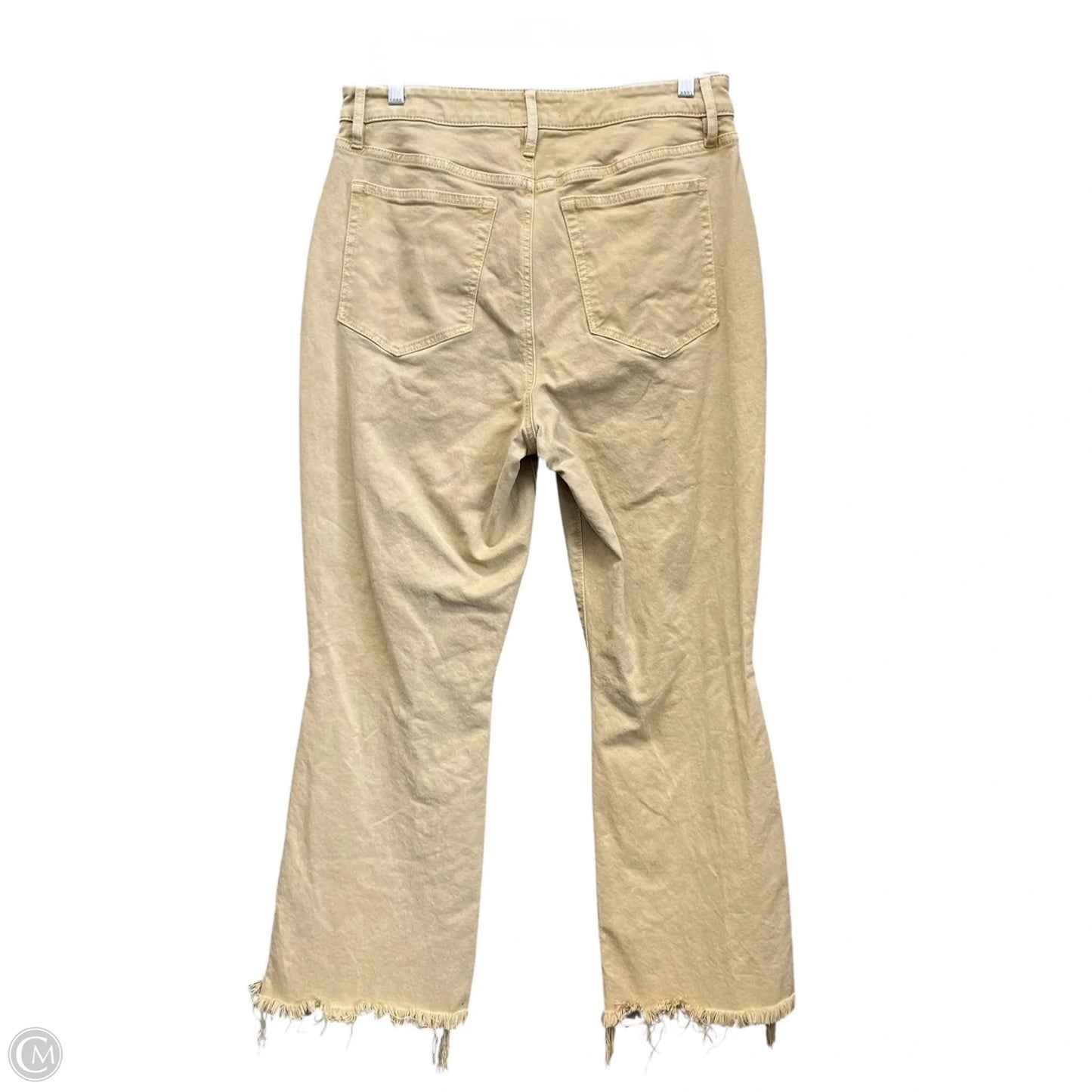 Jeans Flared By Loft In Beige, Size: 8