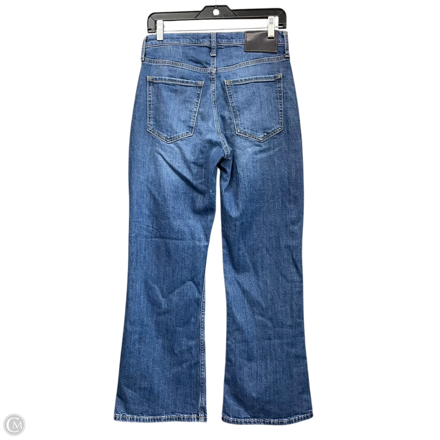 Jeans Flared By Banana Republic In Blue Denim, Size: 4p