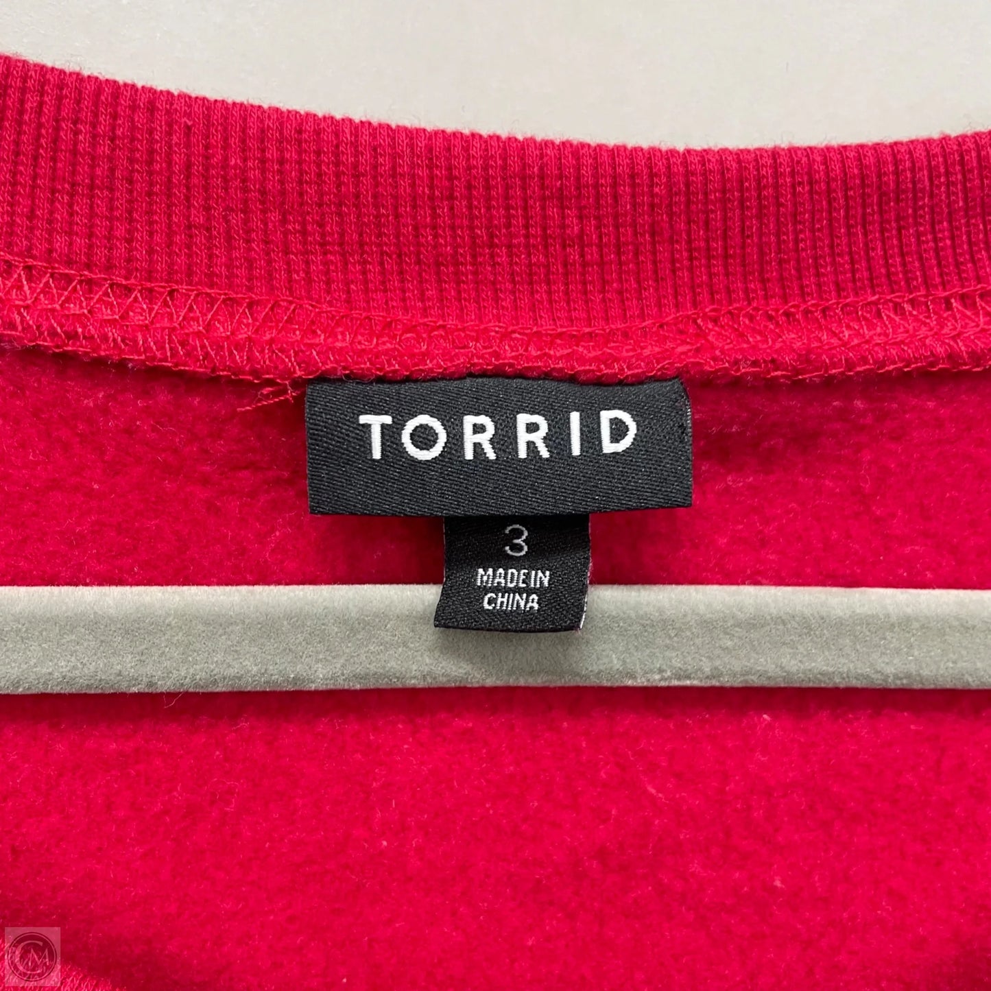 Sweatshirt Crewneck By Torrid In Red, Size: 3x