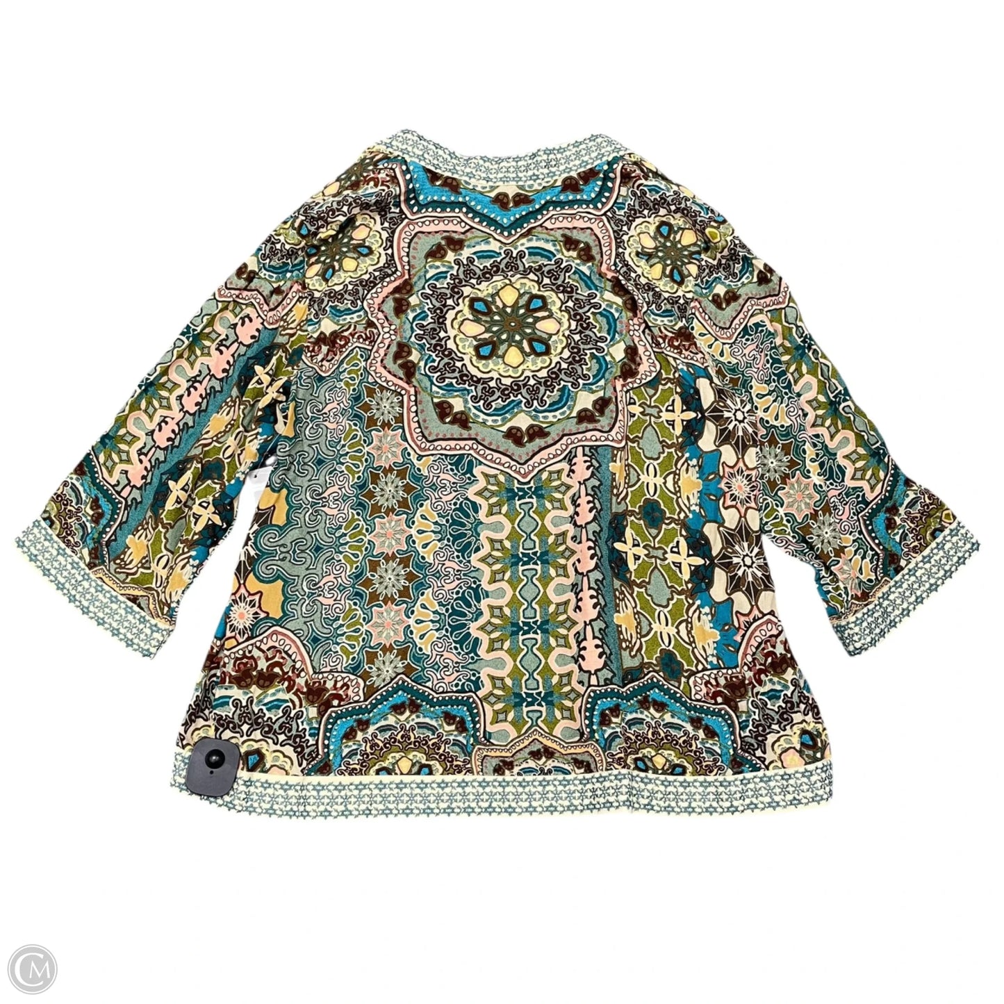 Kimono By John Mark In Teal, Size: Sp