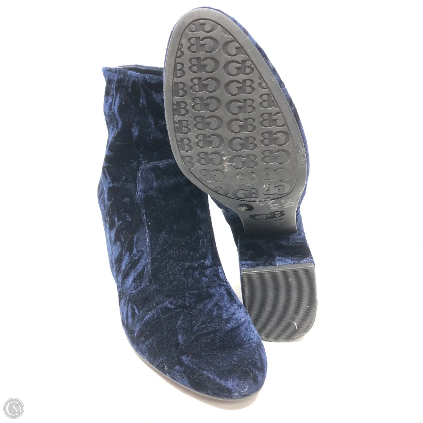 Boots Ankle Heels By Gianni Bini In Navy, Size: 9