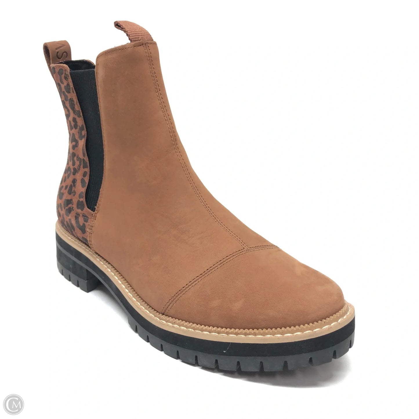 Boots Ankle Flats By Toms In Brown, Size: 9.5