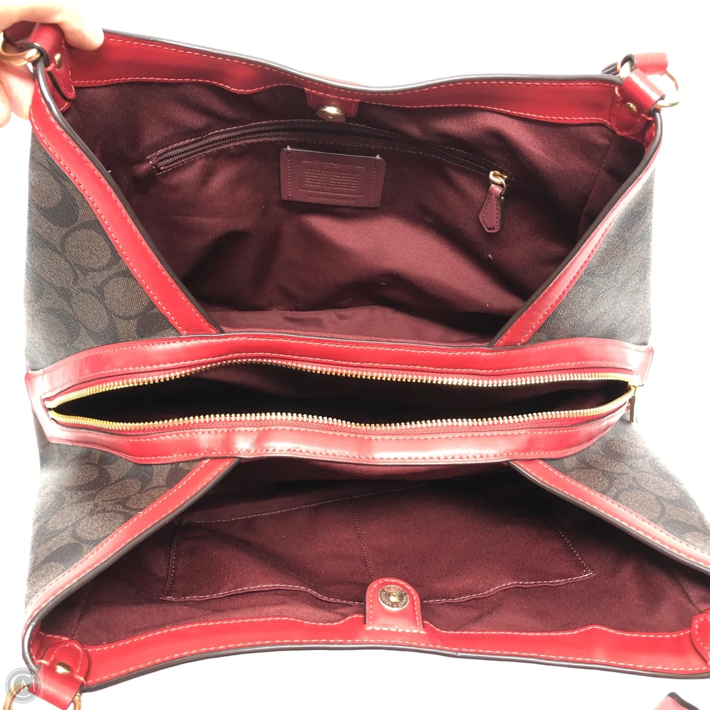 Handbag Designer By Coach, Size: Large