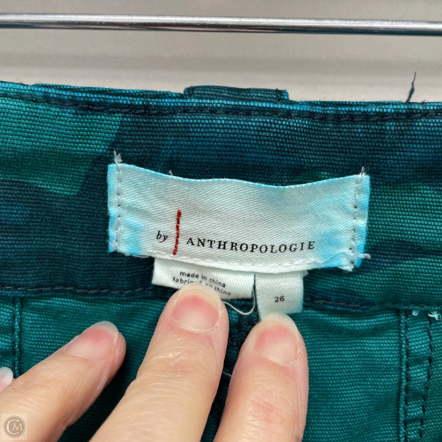 Pants Cropped By Anthropologie In Teal, Size: 2