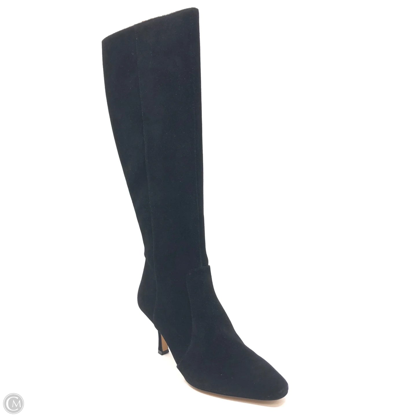 Boots Knee Heels By Ann Taylor In Black, Size: 9