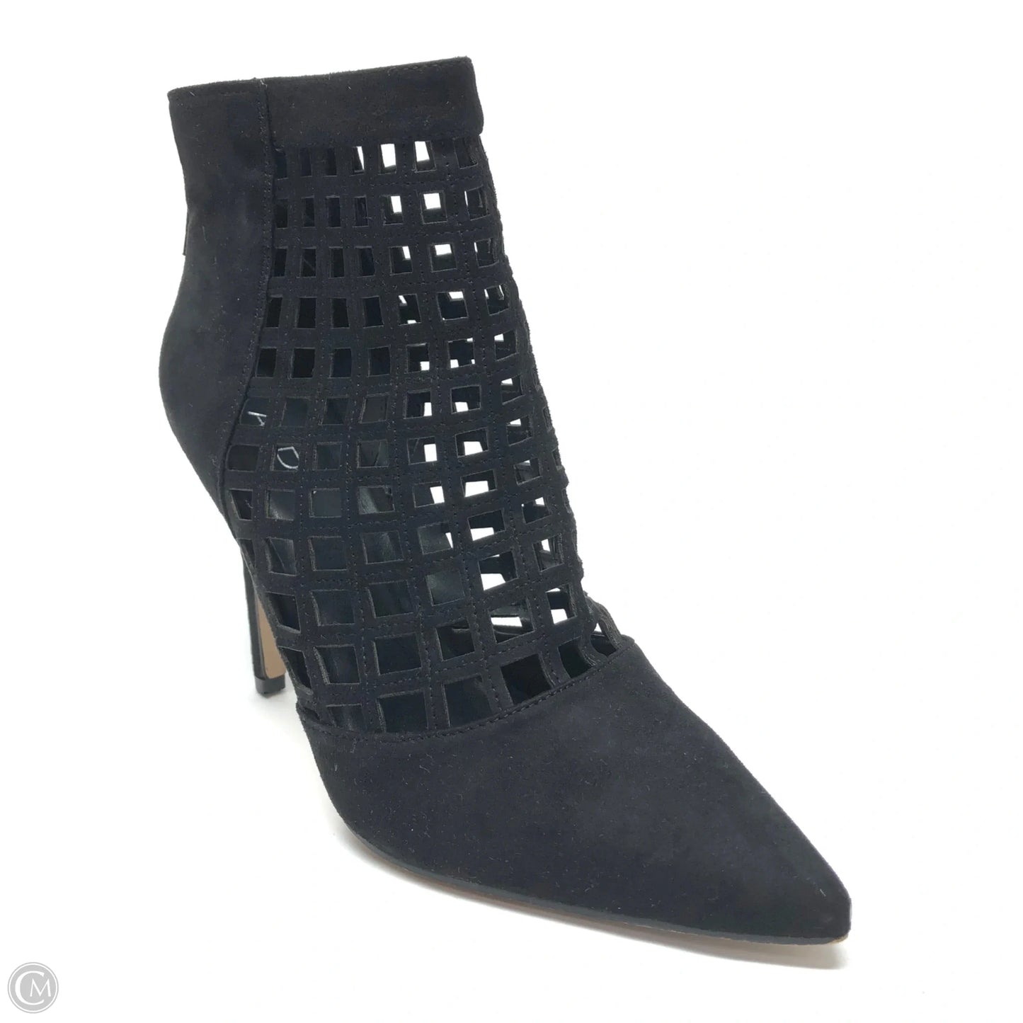 Boots Ankle Heels By Aldo In Black, Size: 8.5
