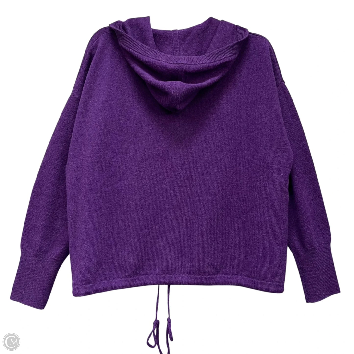Sweater Cardigan By Clothes Mentor In Purple, Size: L