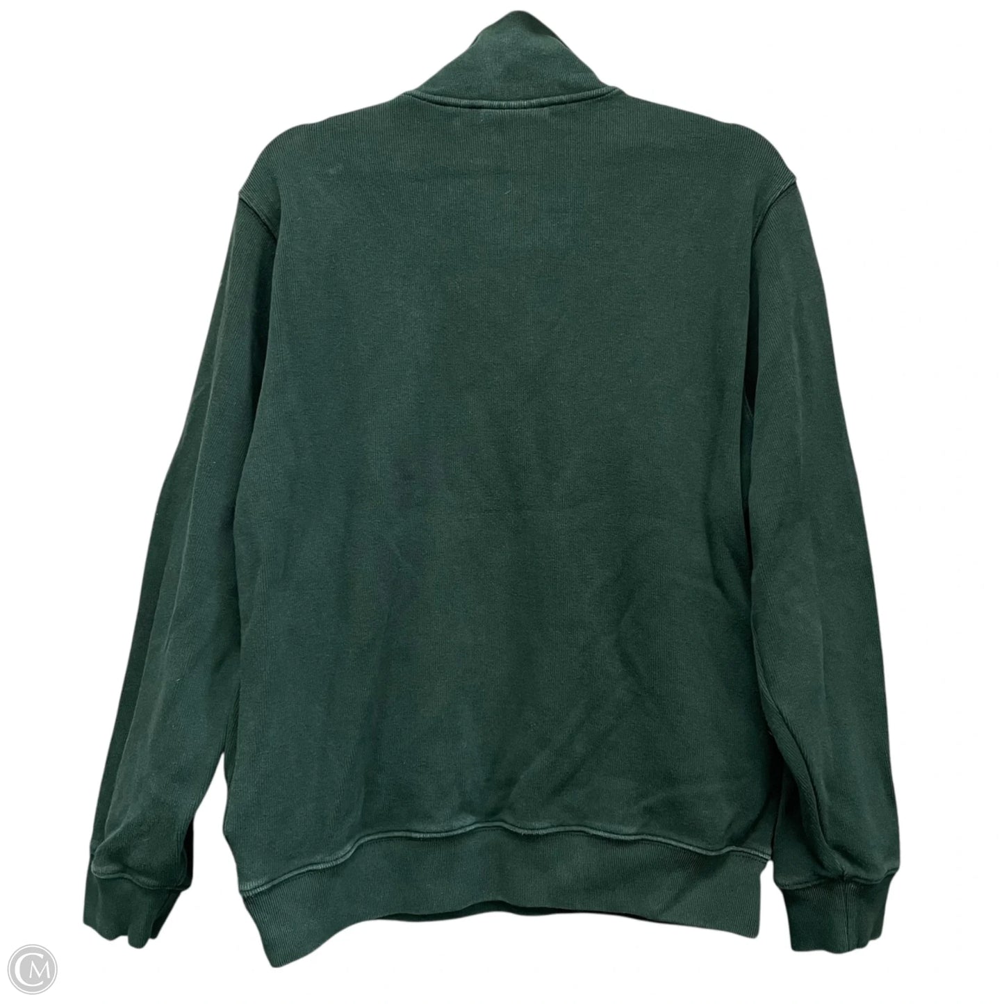 Sweatshirt Collar By Lacoste In Green, Size: L