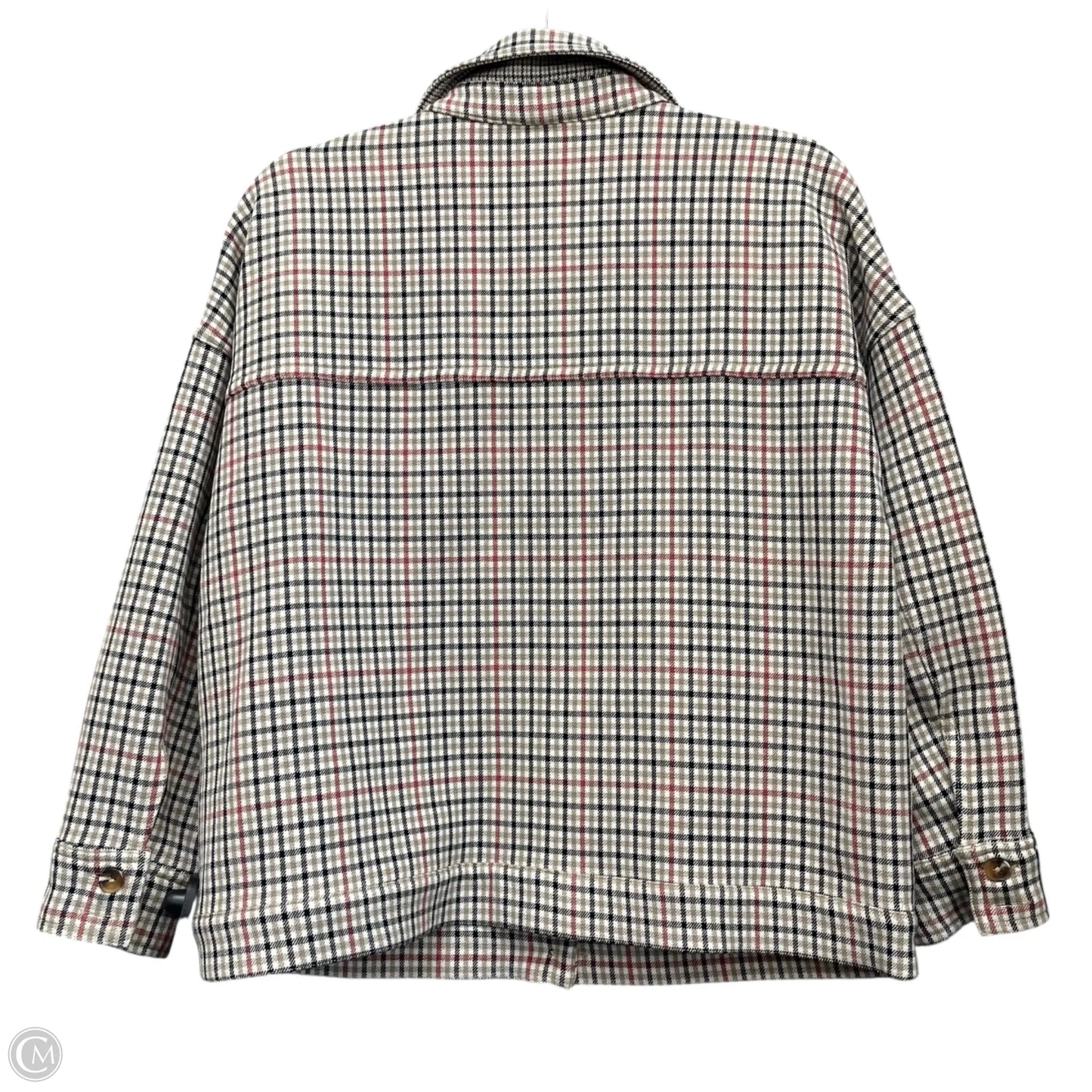 Jacket Other By Esprit In Plaid Pattern, Size: S