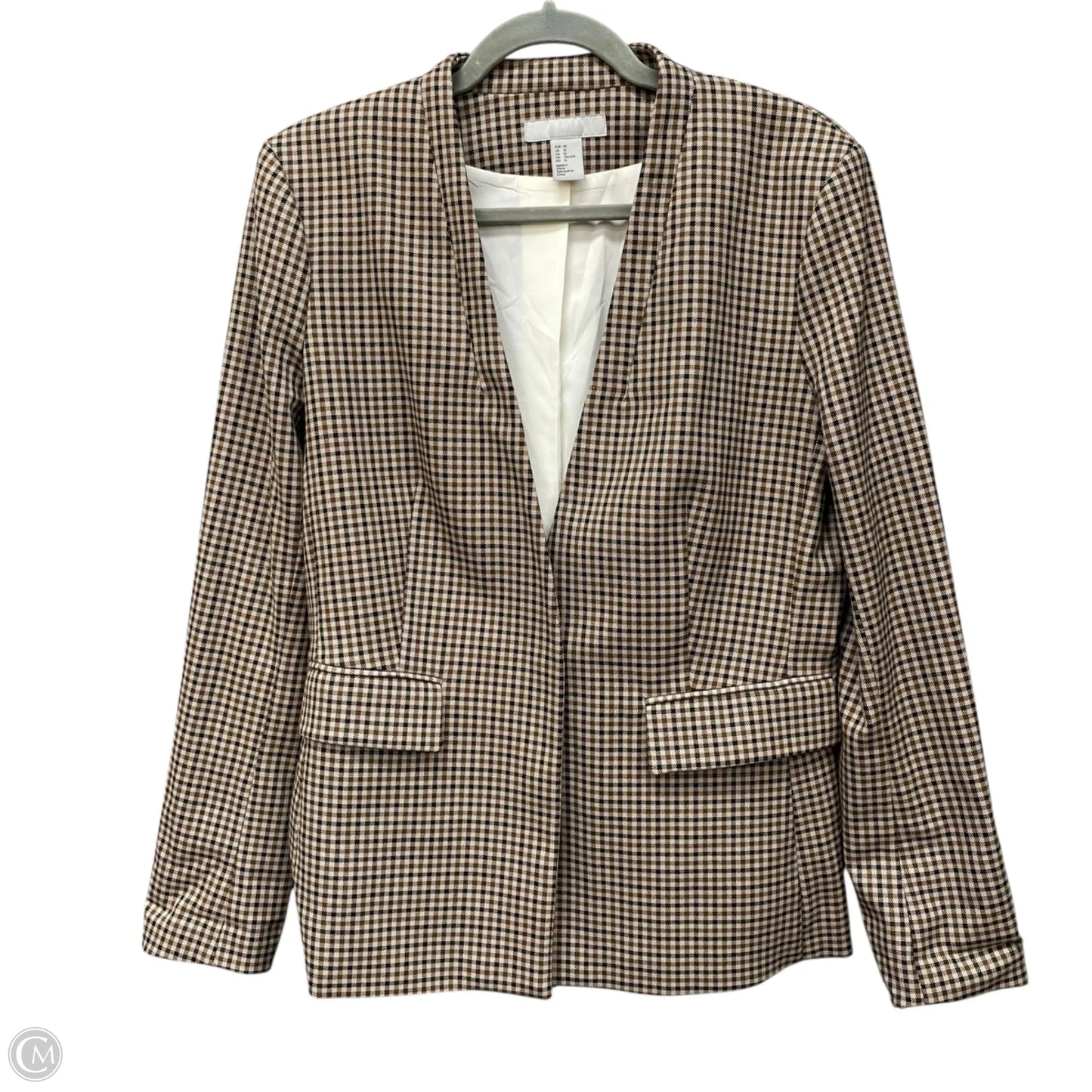 Blazer By H&m In Brown, Size: 10