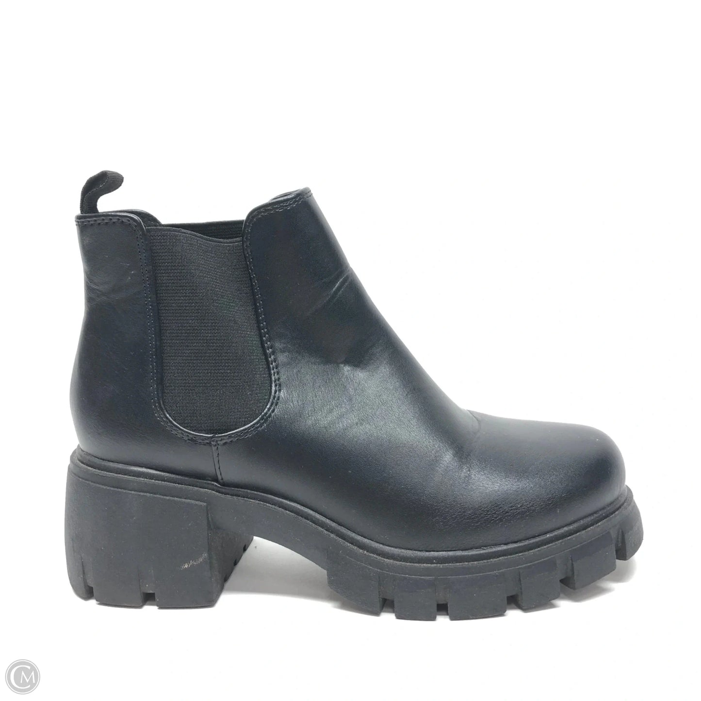 Boots Ankle Heels By Soda In Black, Size: 6