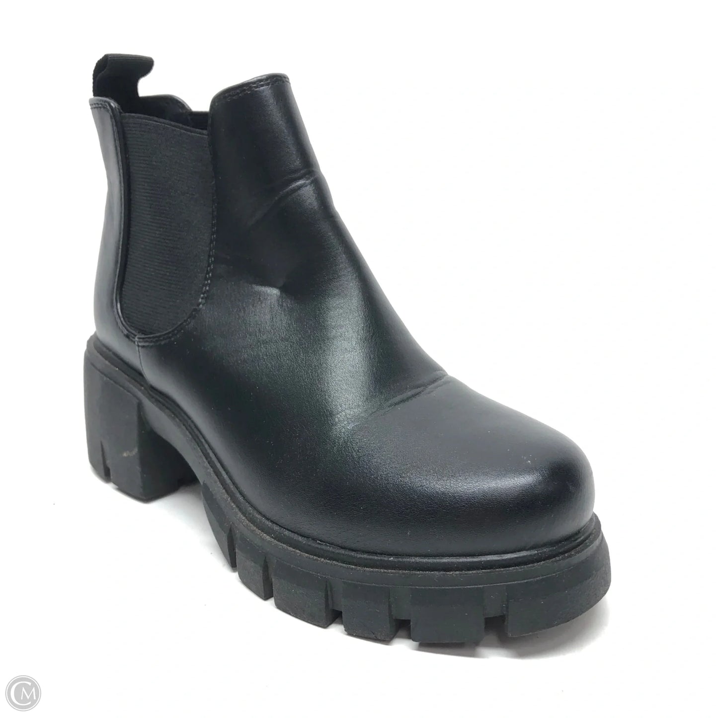 Boots Ankle Heels By Soda In Black, Size: 6