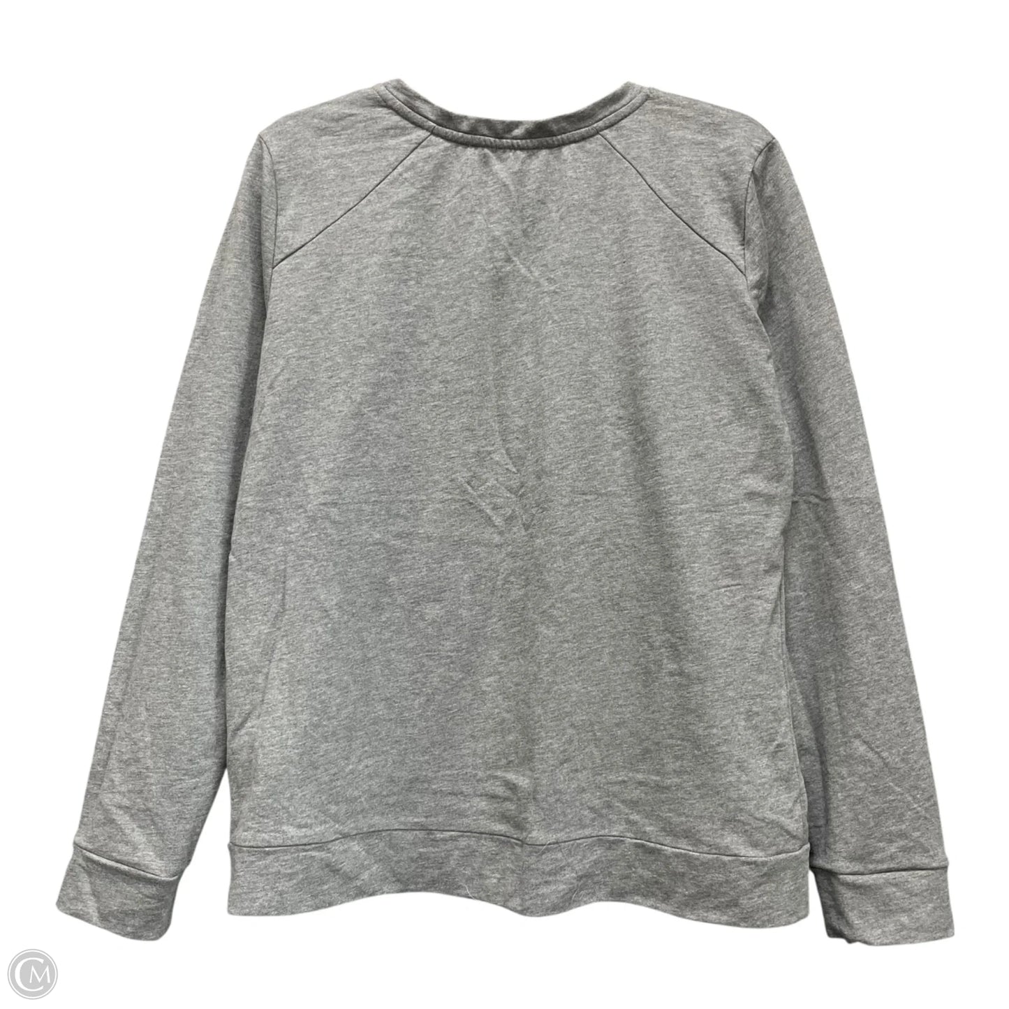 Sweatshirt Crewneck By Vince Camuto In Grey, Size: M