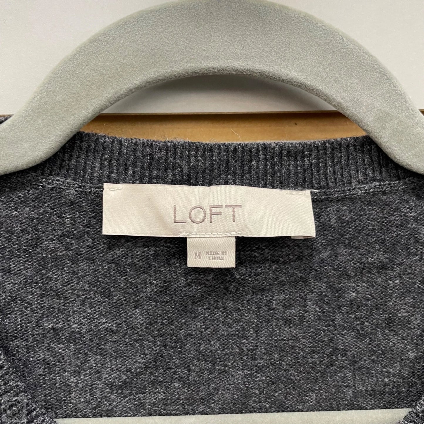 Sweater By Loft In Grey, Size: S