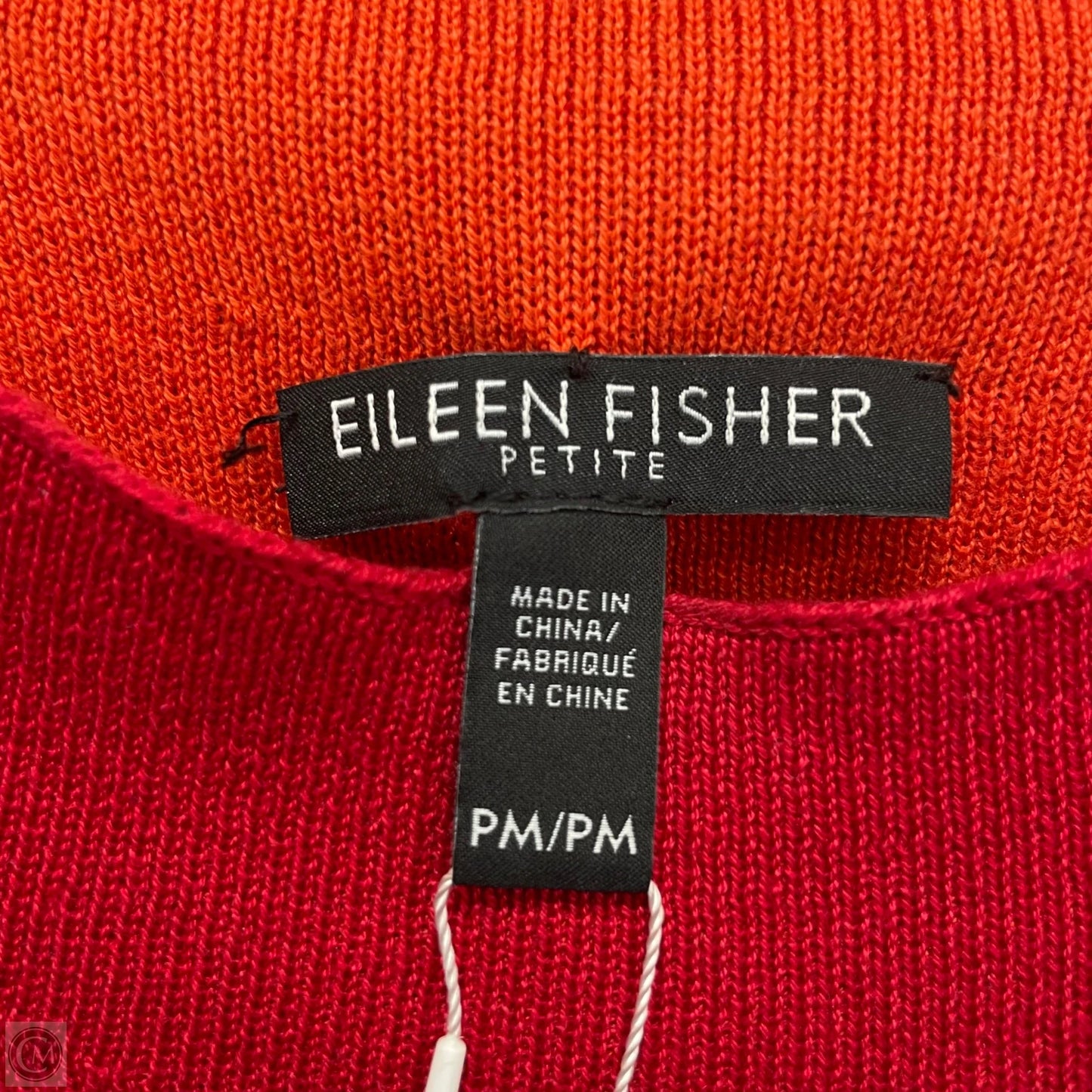Sweater By Eileen Fisher In Orange & Red, Size: Mp
