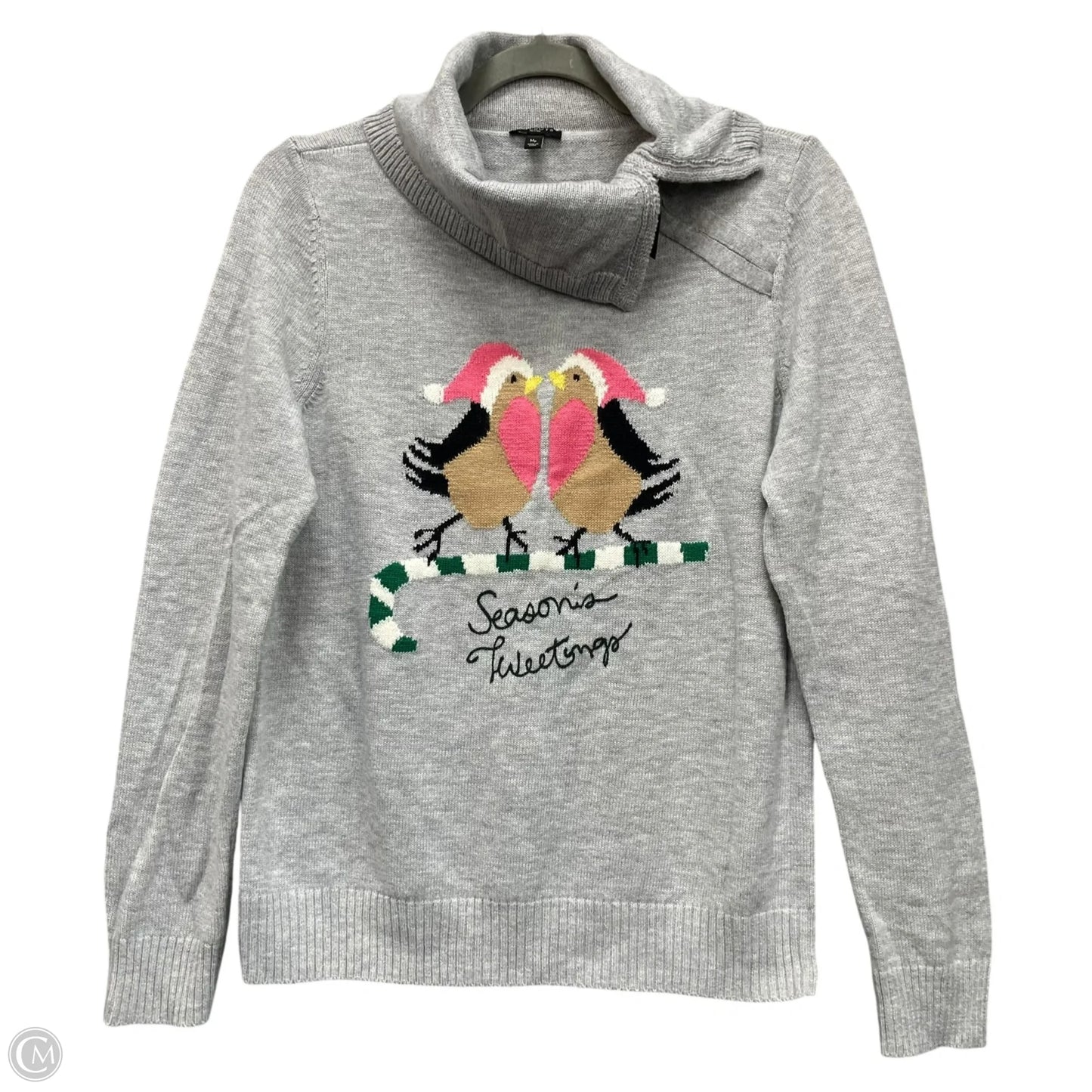 Sweater By Talbots In Grey, Size: Mp