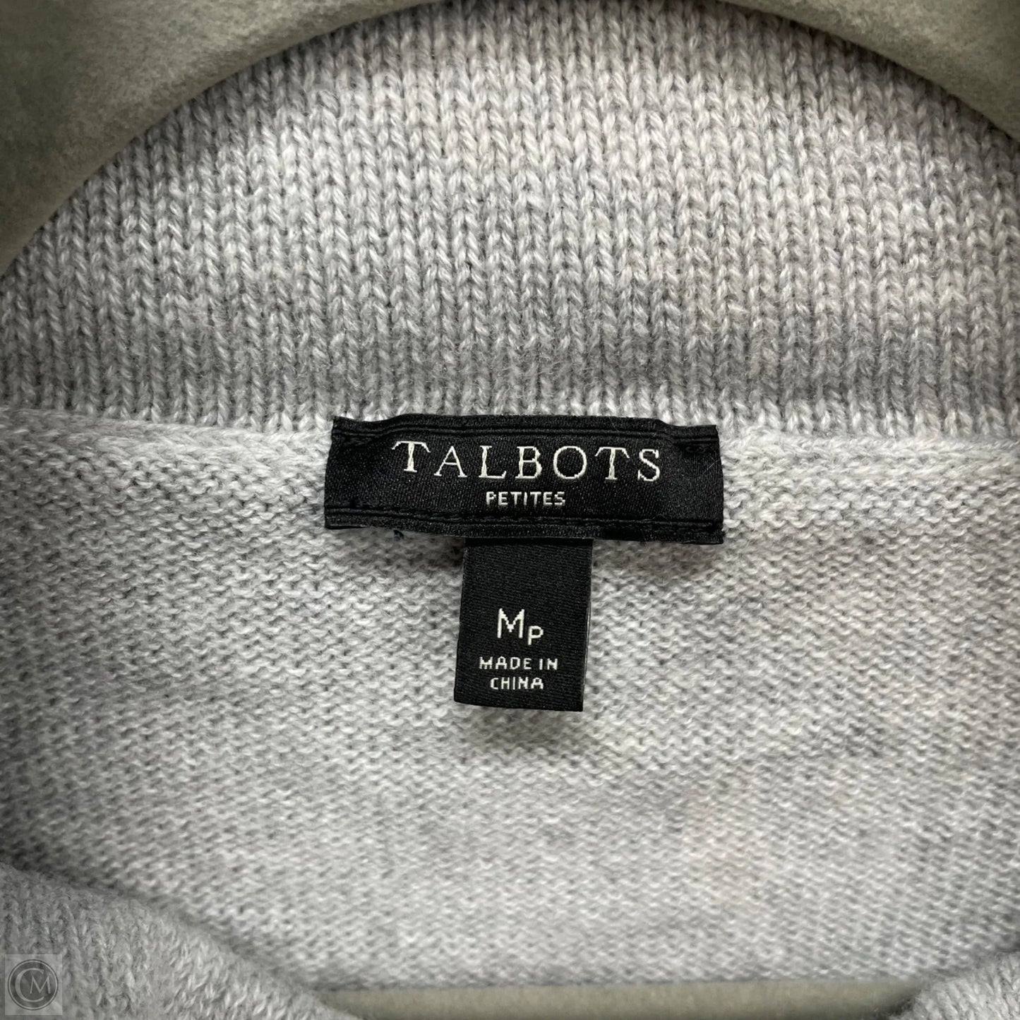Sweater By Talbots In Grey, Size: Mp