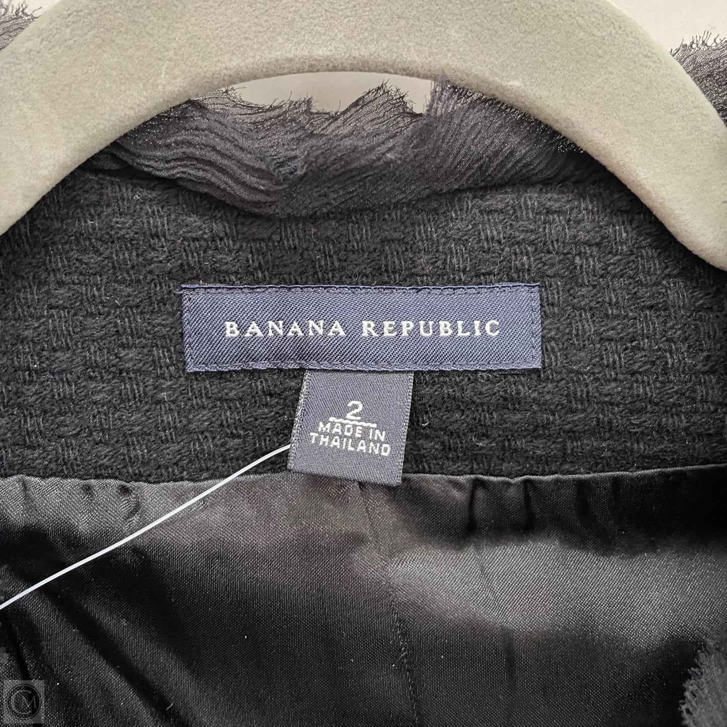 Blazer By Banana Republic In Black, Size: 2