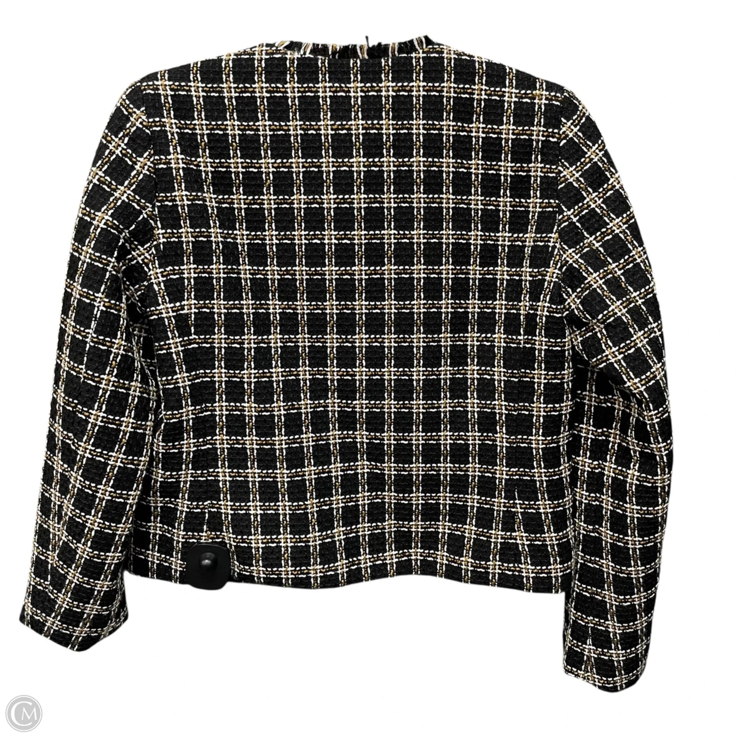 Blazer By Loft In Black & Tan, Size: 2p