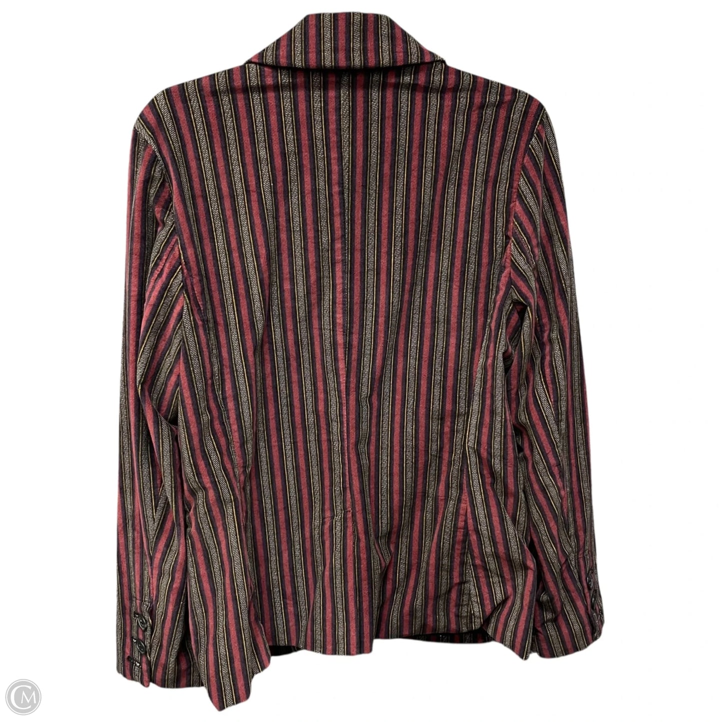Blazer By Free People In Striped Pattern, Size: M