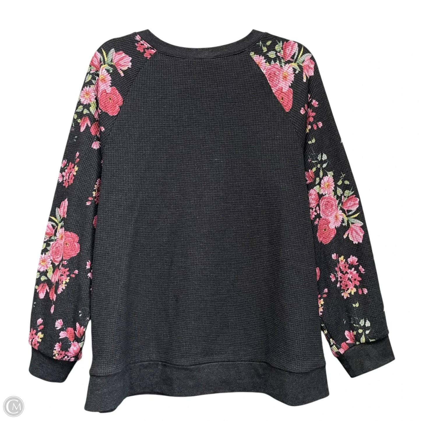 Top Long Sleeve By Belle By Kim Gravel In Black, Size: M