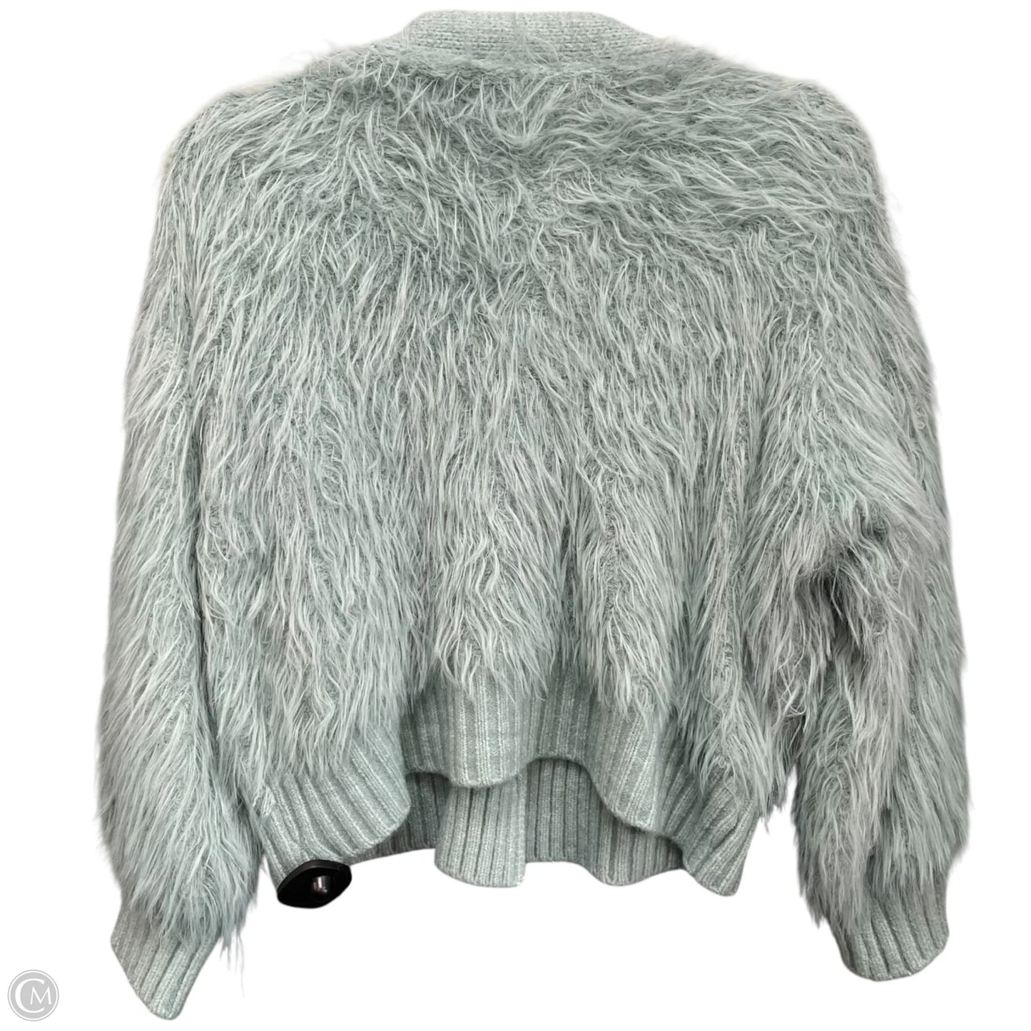 Sweater Cardigan By Clothes Mentor In Green, Size: S