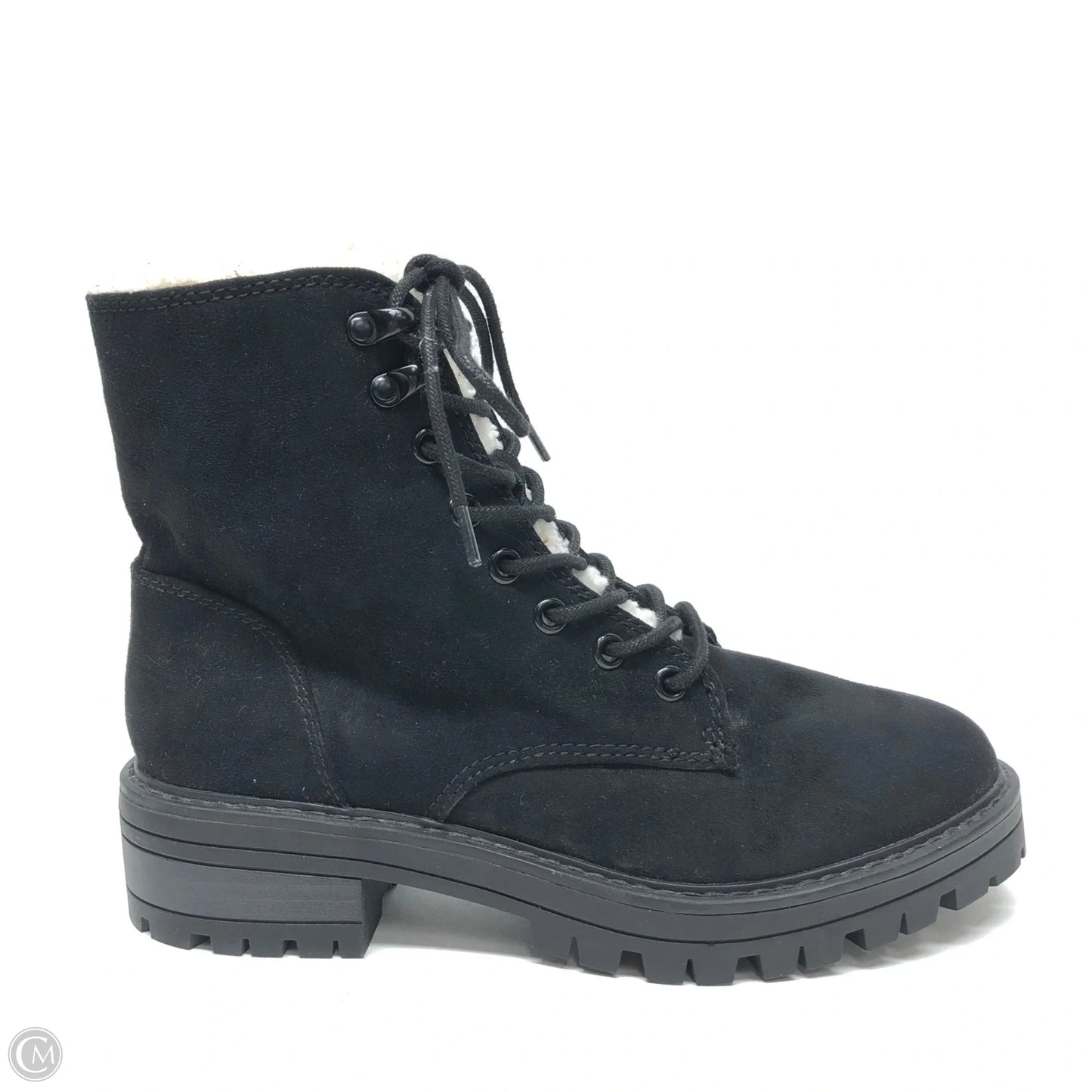 Boots Combat By Universal Thread In Black, Size: 6.5