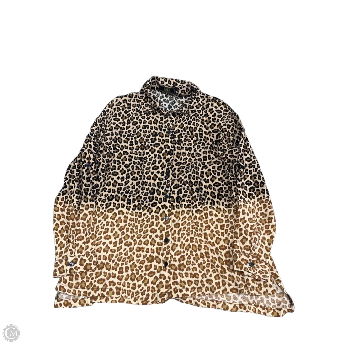 Top Long Sleeve By Lucky & Blessed In Animal Print, Size: S