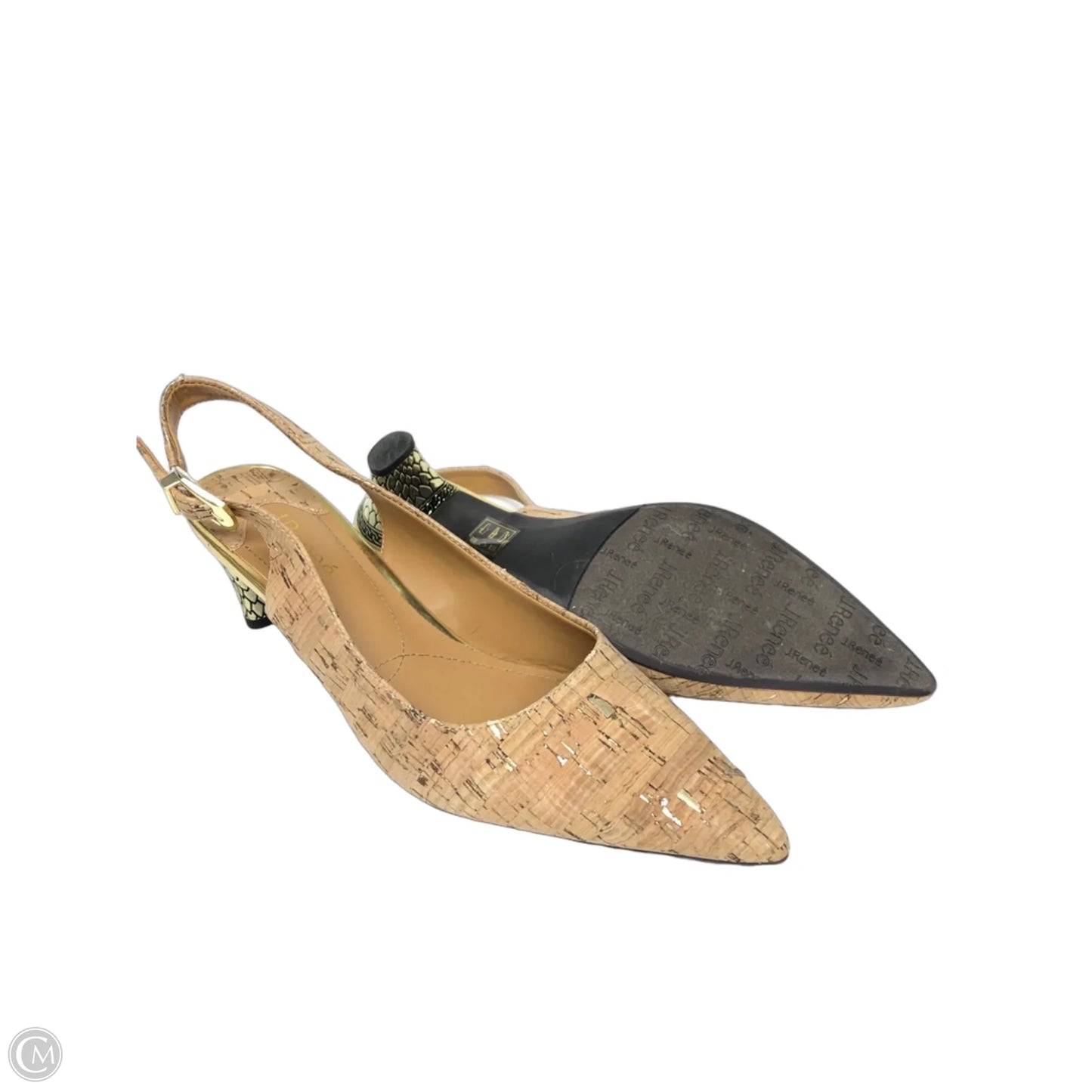 Shoes Heels Kitten By Cmb In Brown, Size: 10