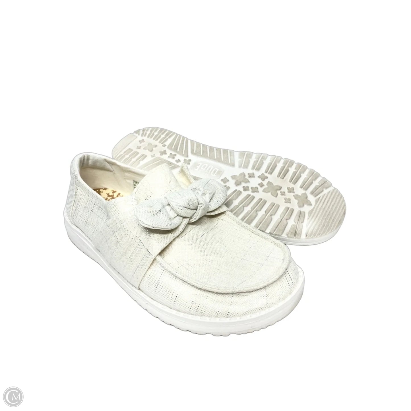 Shoes Flats By Hey Dude In White, Size: 7