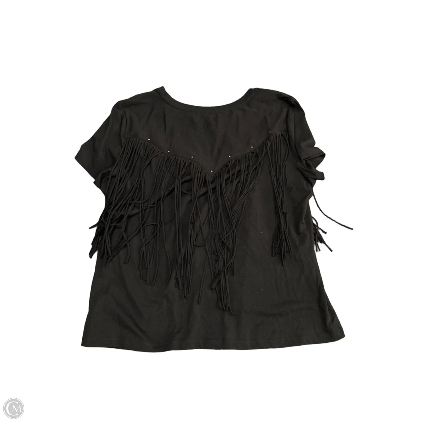 Top Short Sleeve By Idyllwind In Black, Size: Xl