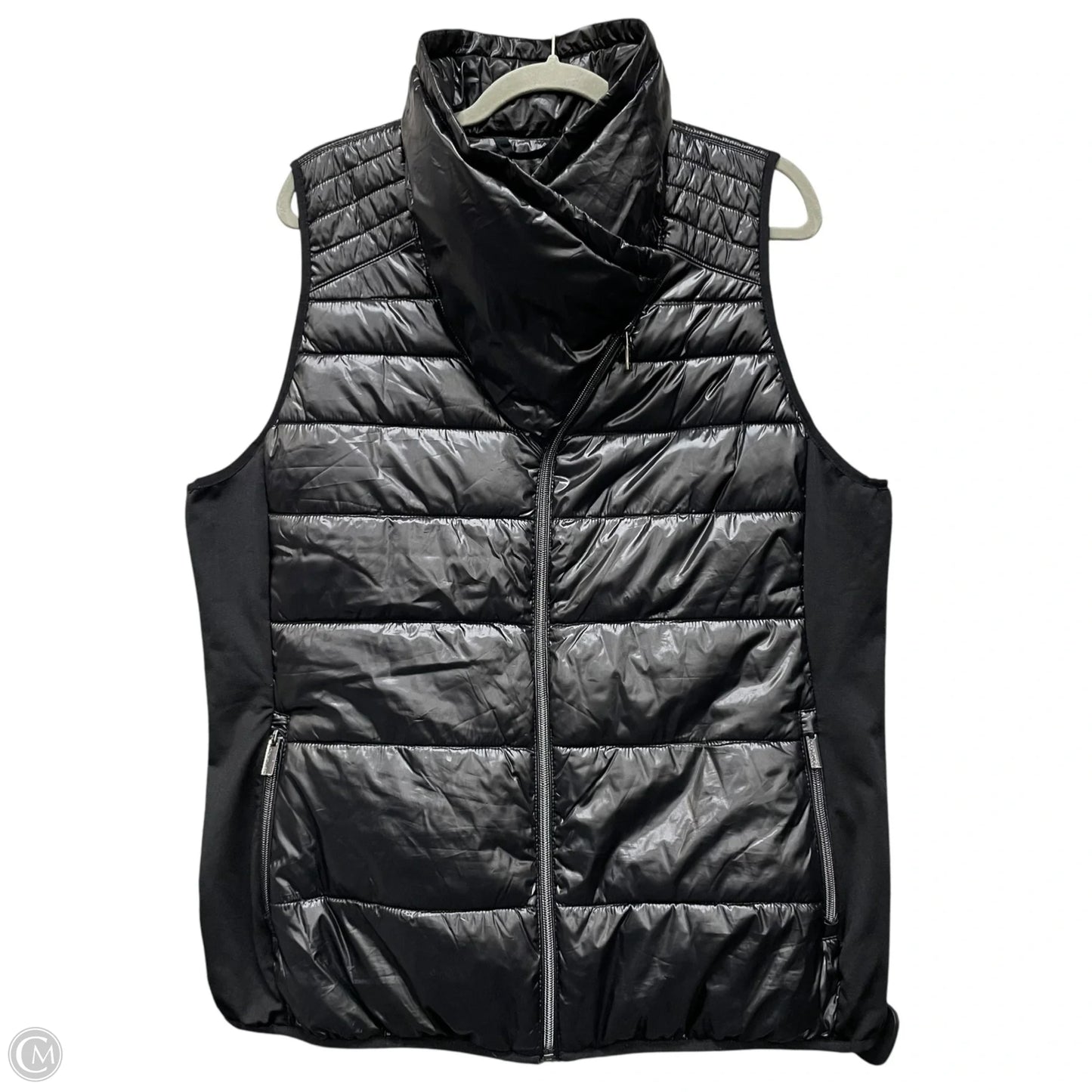 Vest Puffer & Quilted By Calvin Klein In Black, Size: 1x