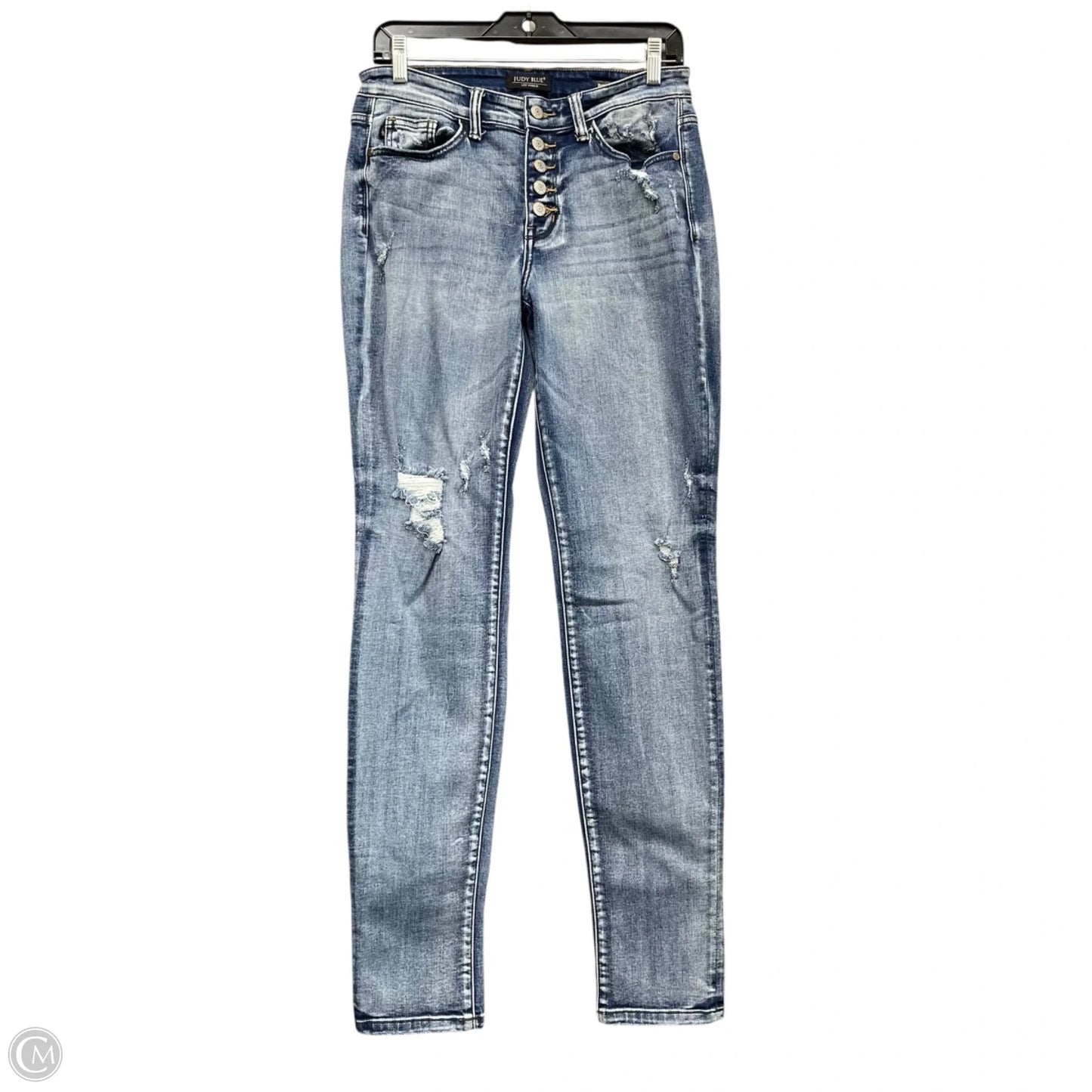 Jeans Boyfriend By Judy Blue In Blue Denim, Size: 4
