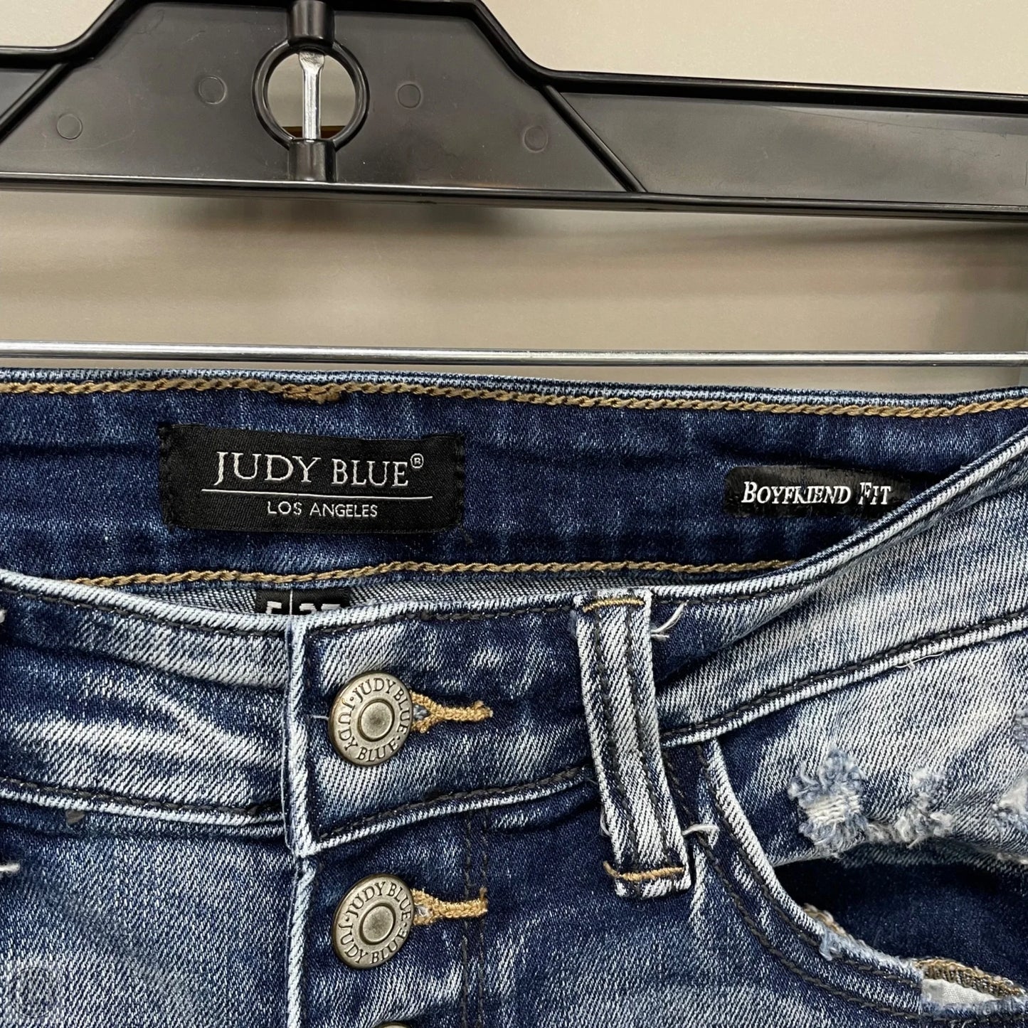 Jeans Boyfriend By Judy Blue In Blue Denim, Size: 4