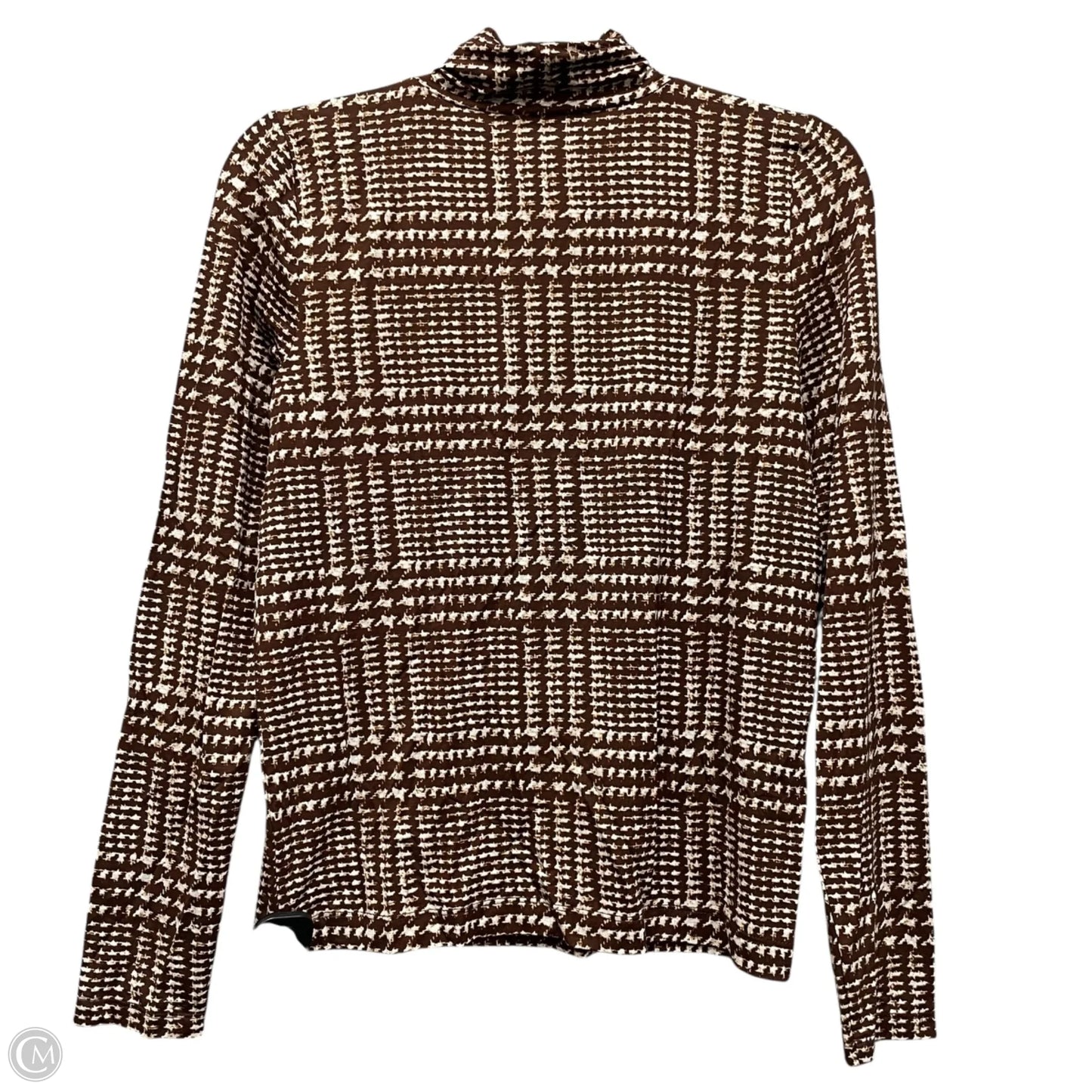 Top Long Sleeve By Loft In Brown, Size: S