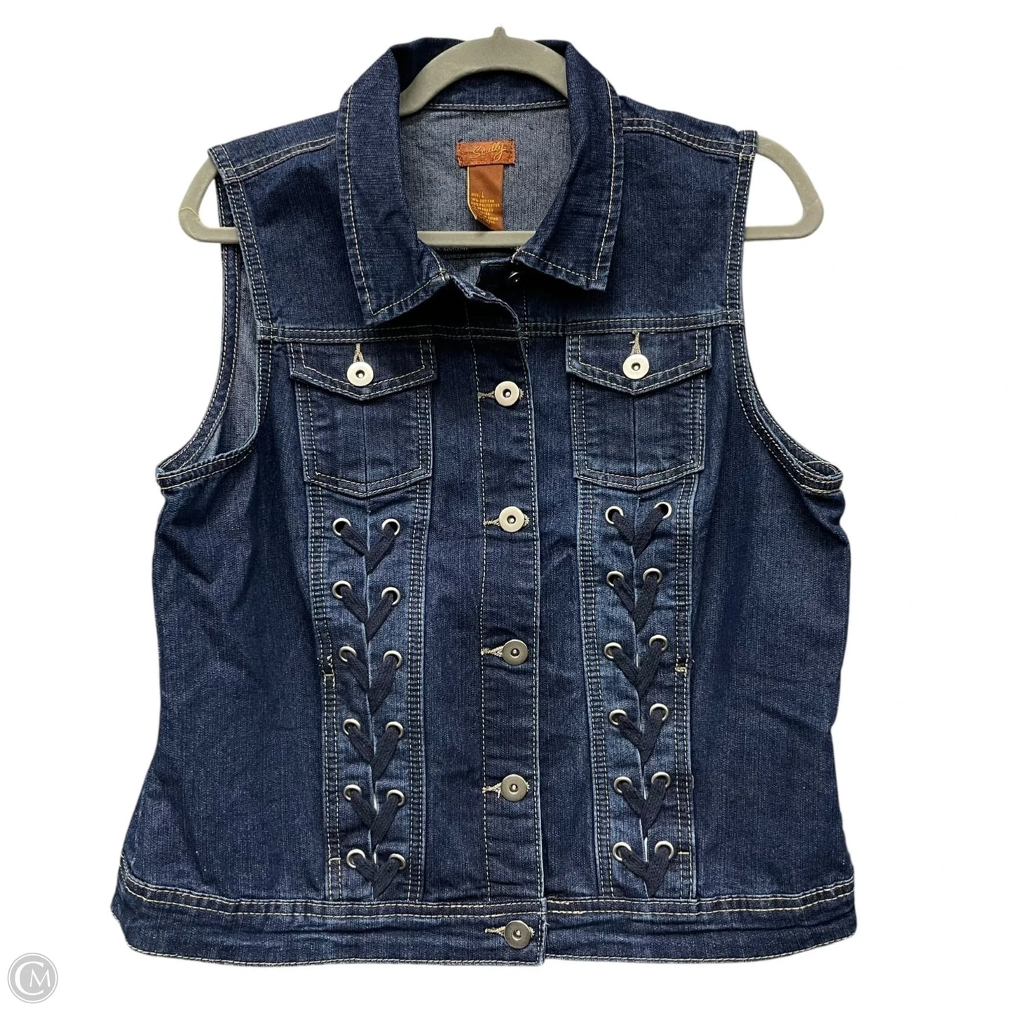 Vest Other By Cmc In Blue Denim, Size: L