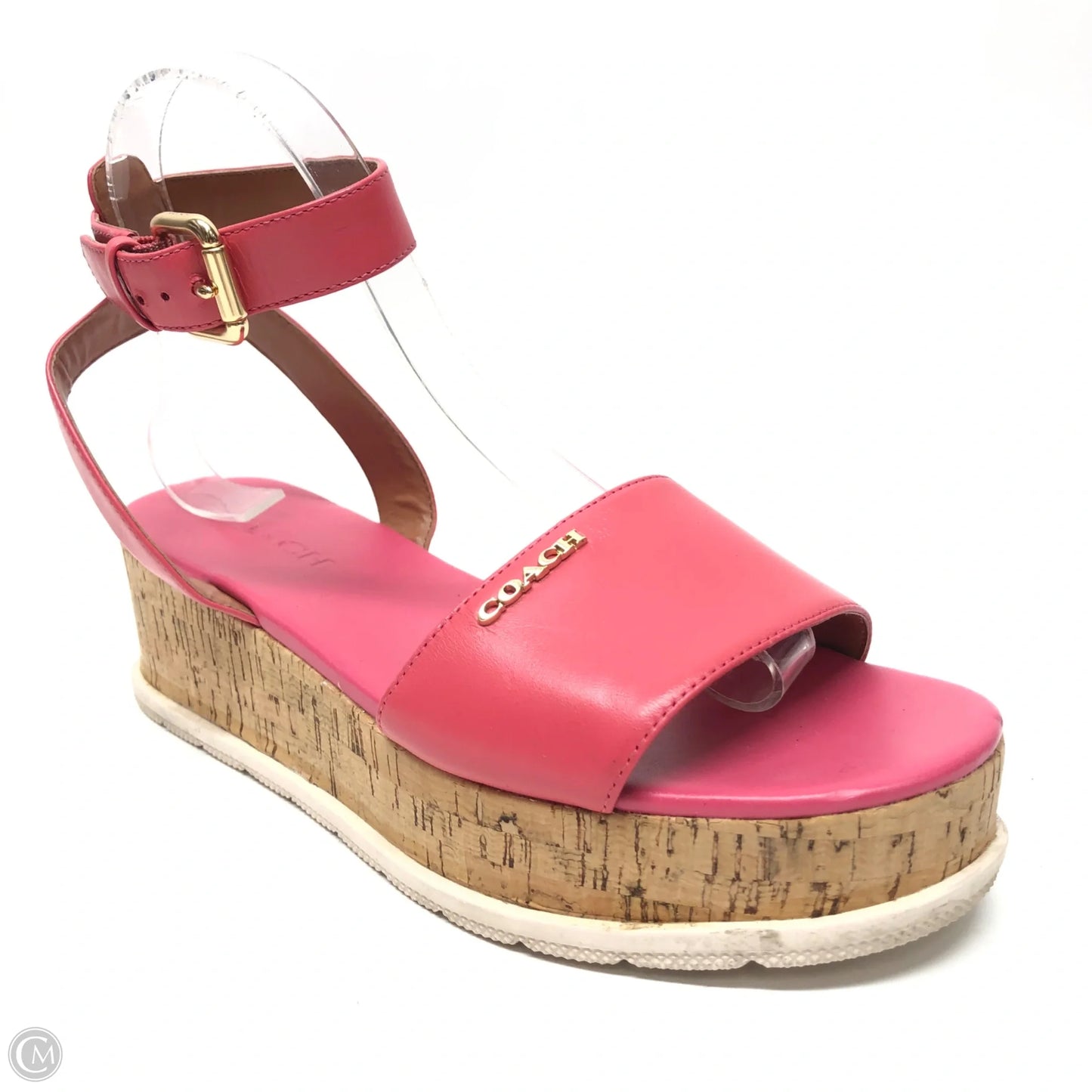 Sandals Designer By Coach In Pink, Size: 8.5