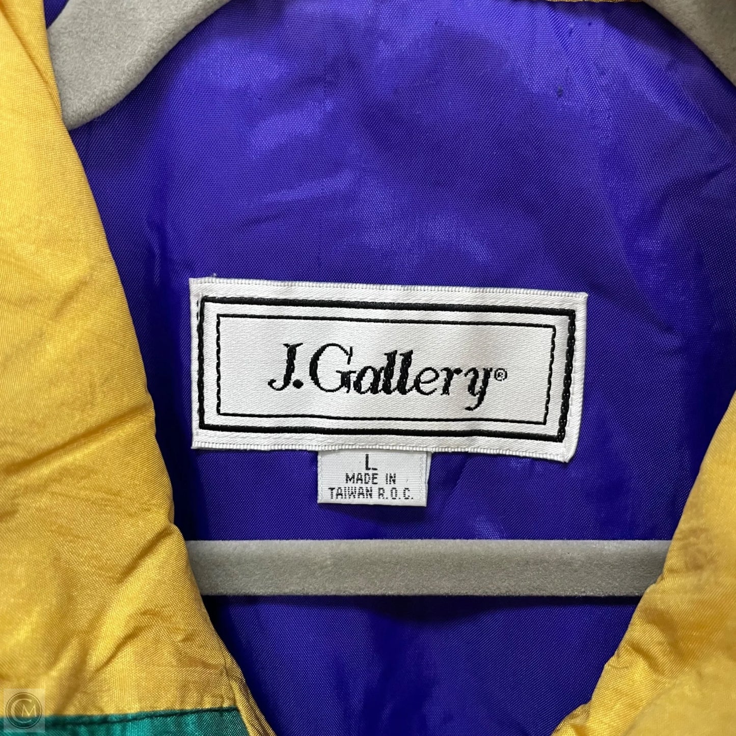 Jacket Windbreaker By Jgallery In Multi-colored, Size: L