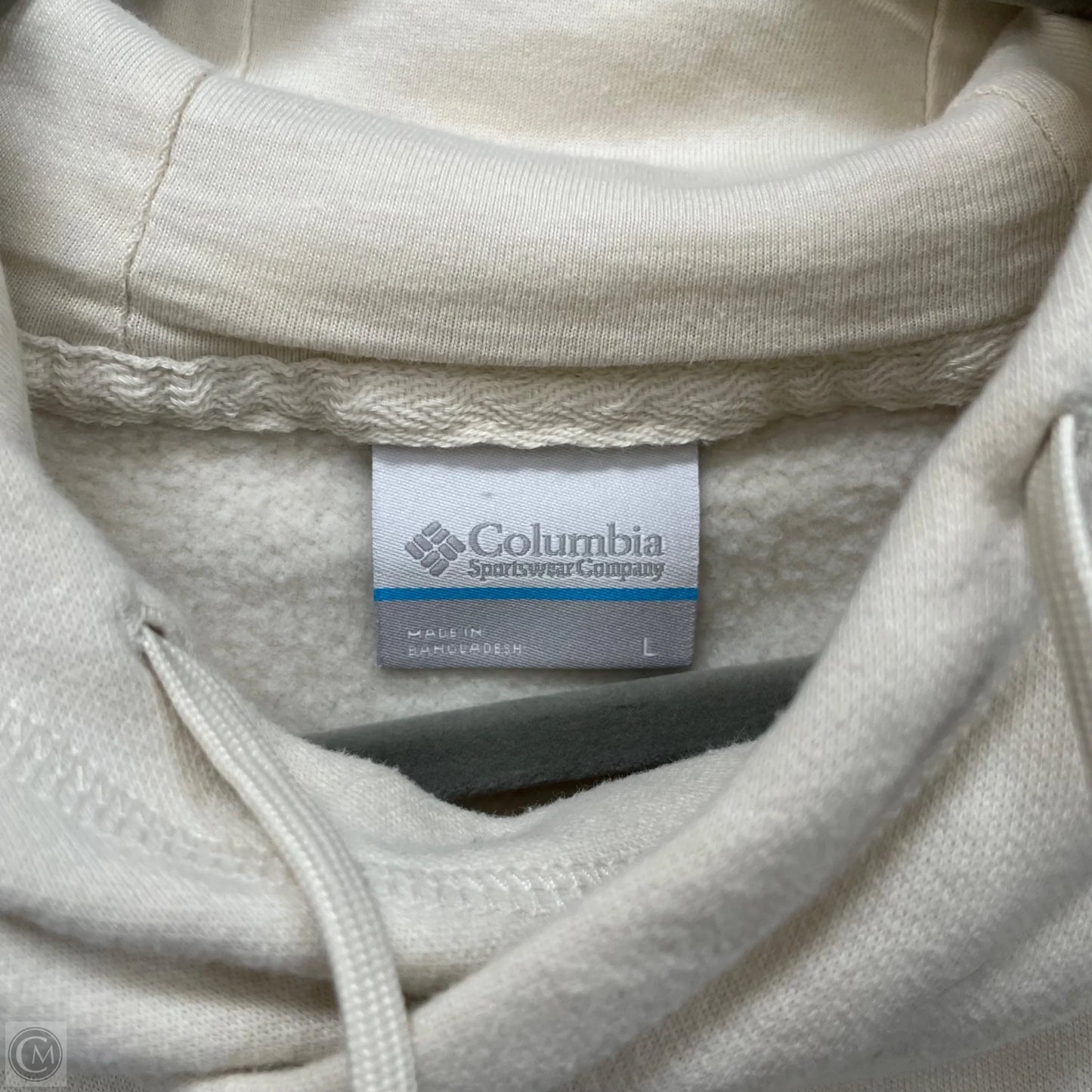 Sweatshirt Hoodie By Columbia In Cream, Size: L