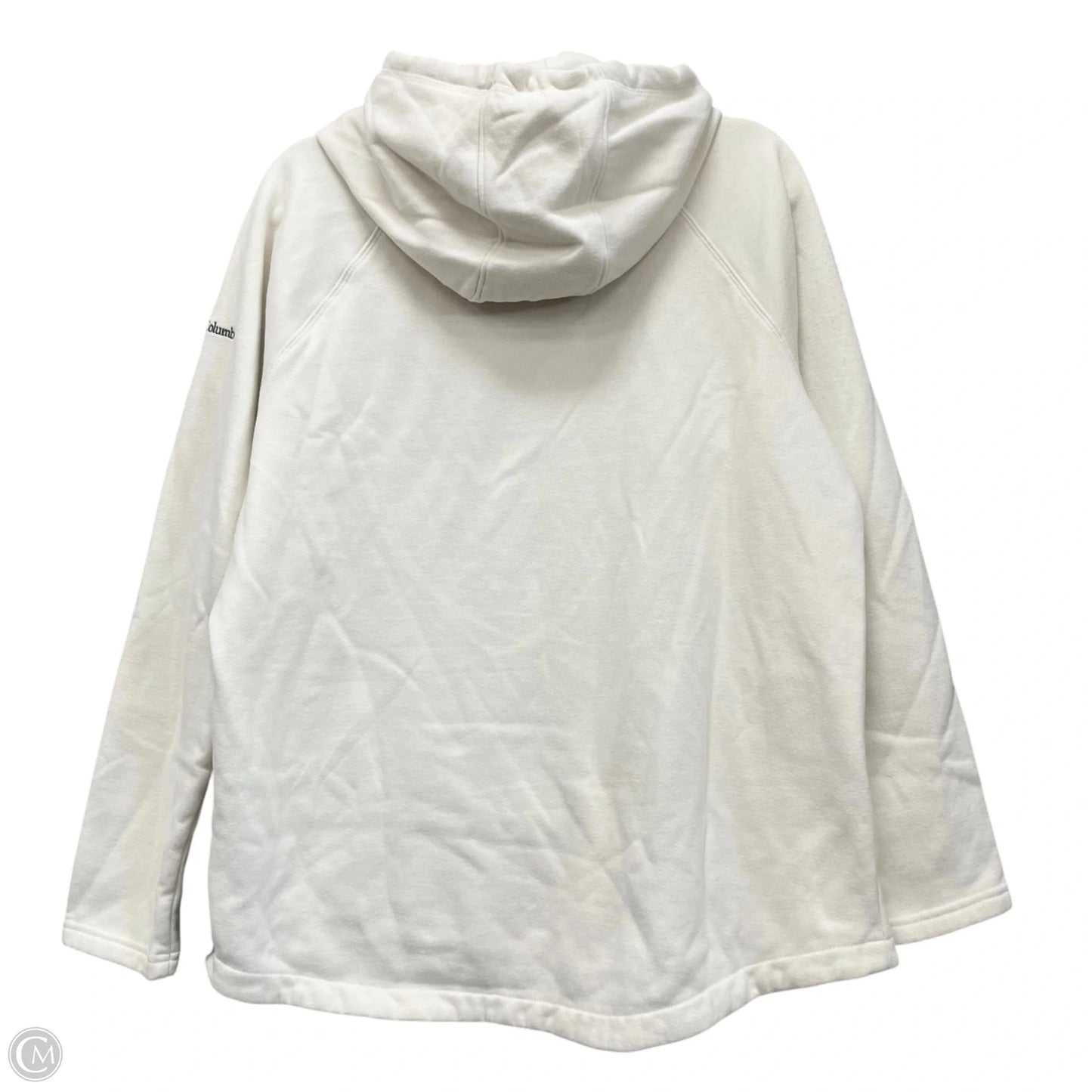 Sweatshirt Hoodie By Columbia In Cream, Size: L