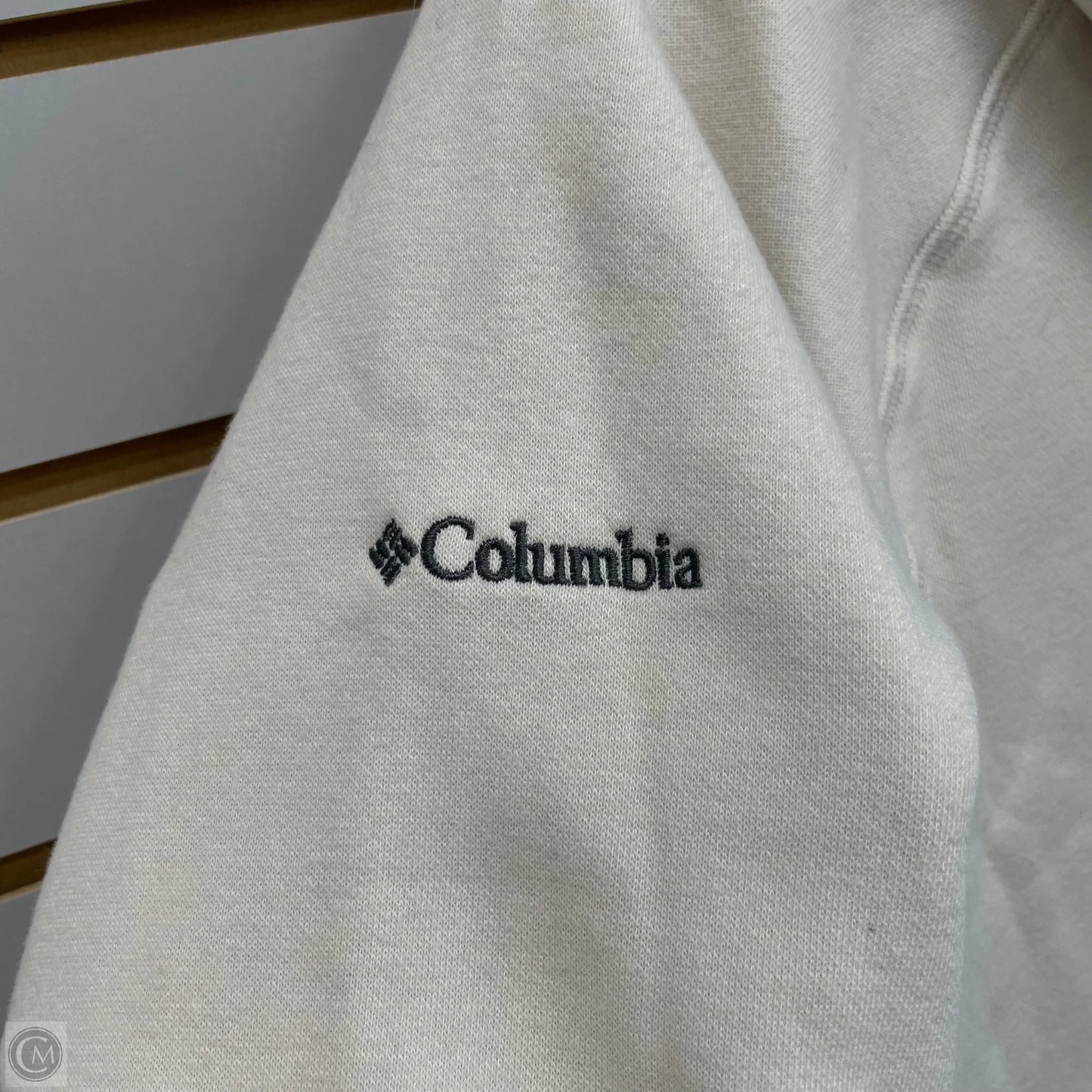Sweatshirt Hoodie By Columbia In Cream, Size: L