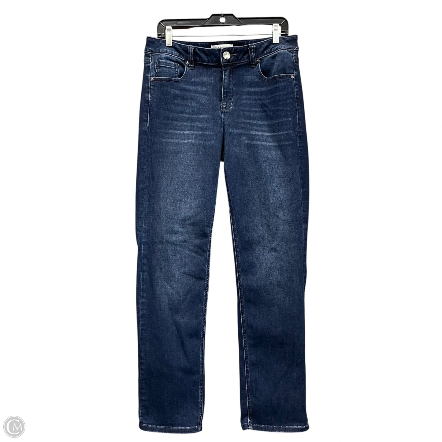 Jeans Straight By Lane Bryant In Blue Denim, Size: 12