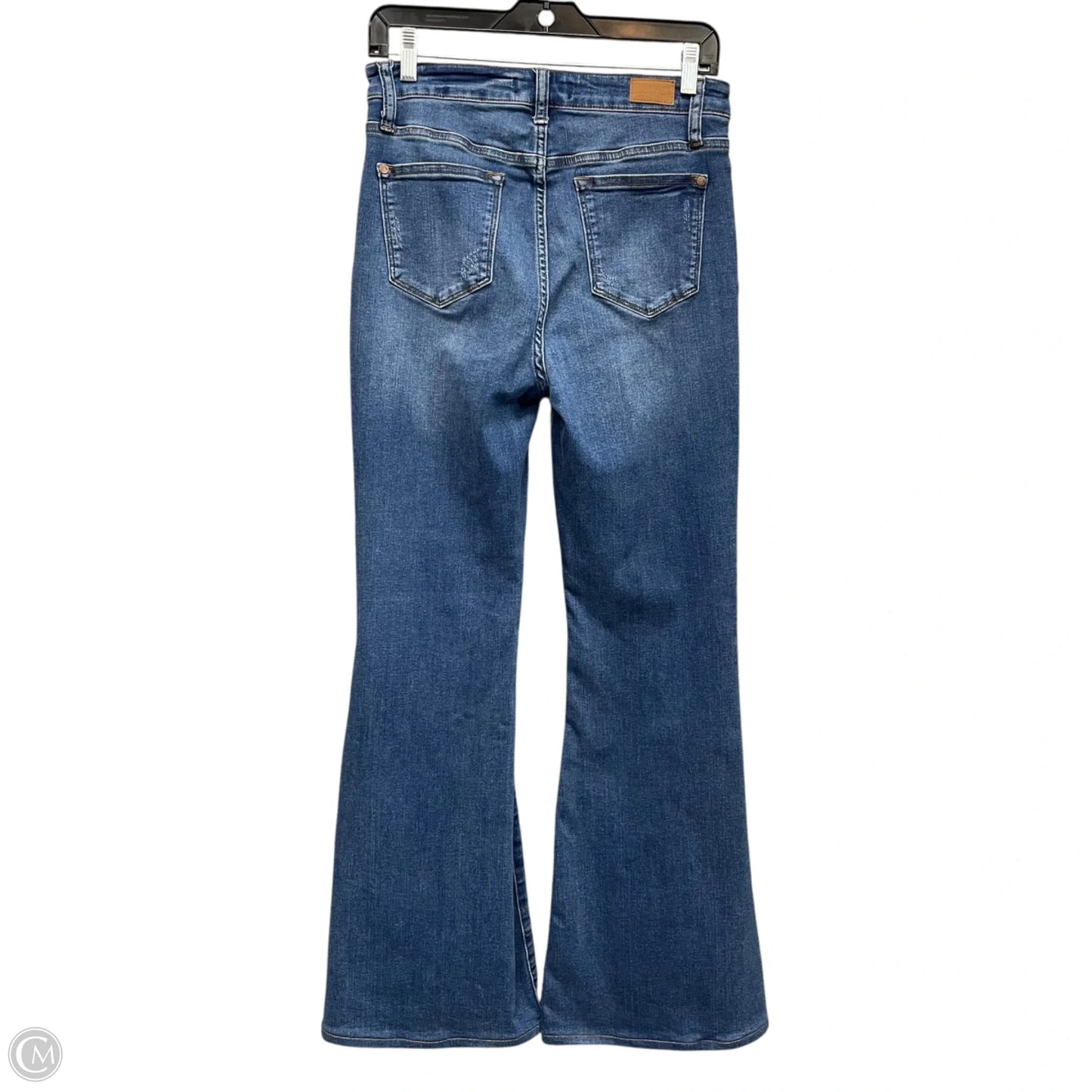 Jeans Flared By Judy Blue In Blue Denim, Size: 6