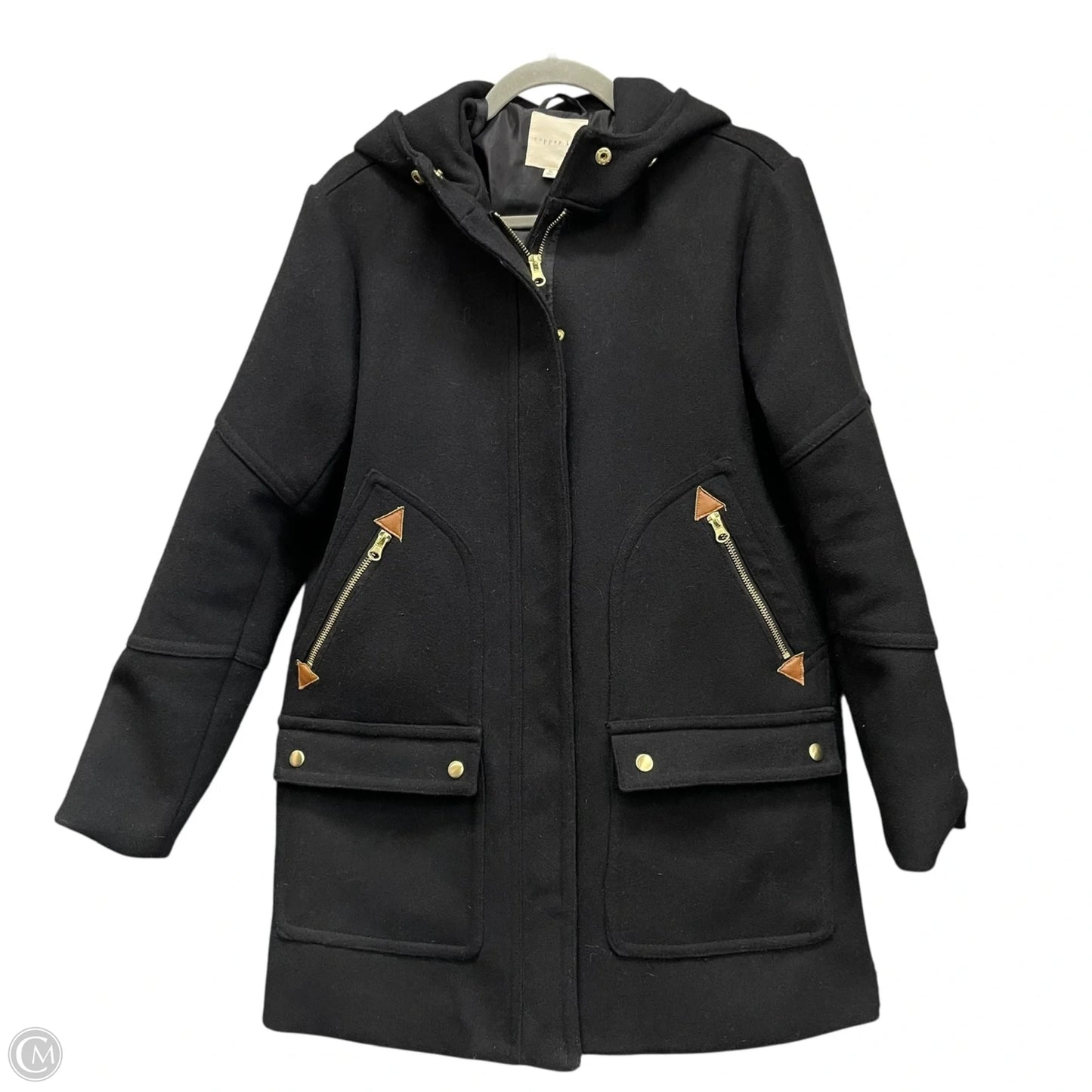 Coat Wool By Copper Key In Black, Size: M